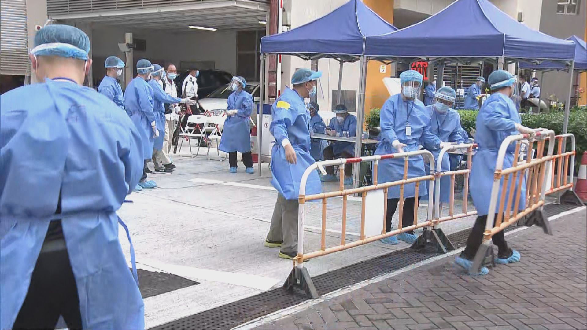 大窩口尚文苑及元朗水邊圍邨湖水樓圍封強檢