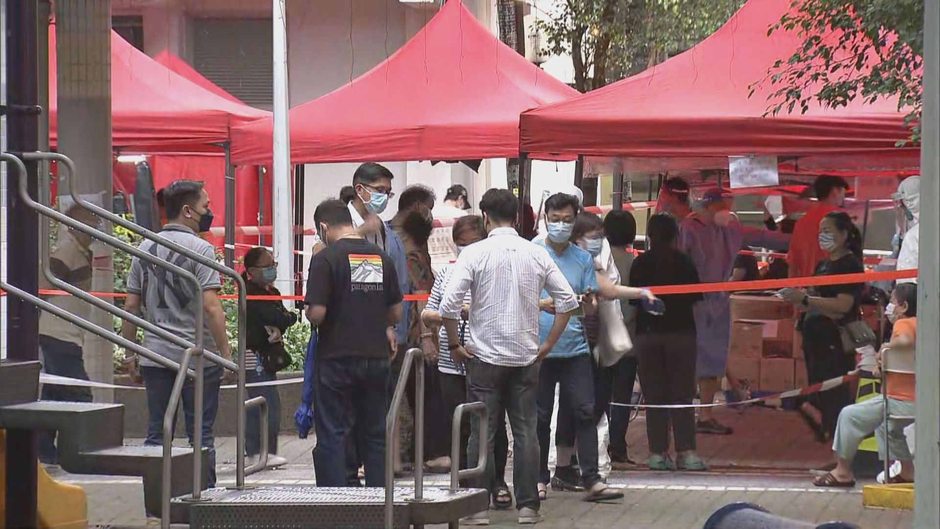 粉嶺嘉福邨福安樓圍封強檢