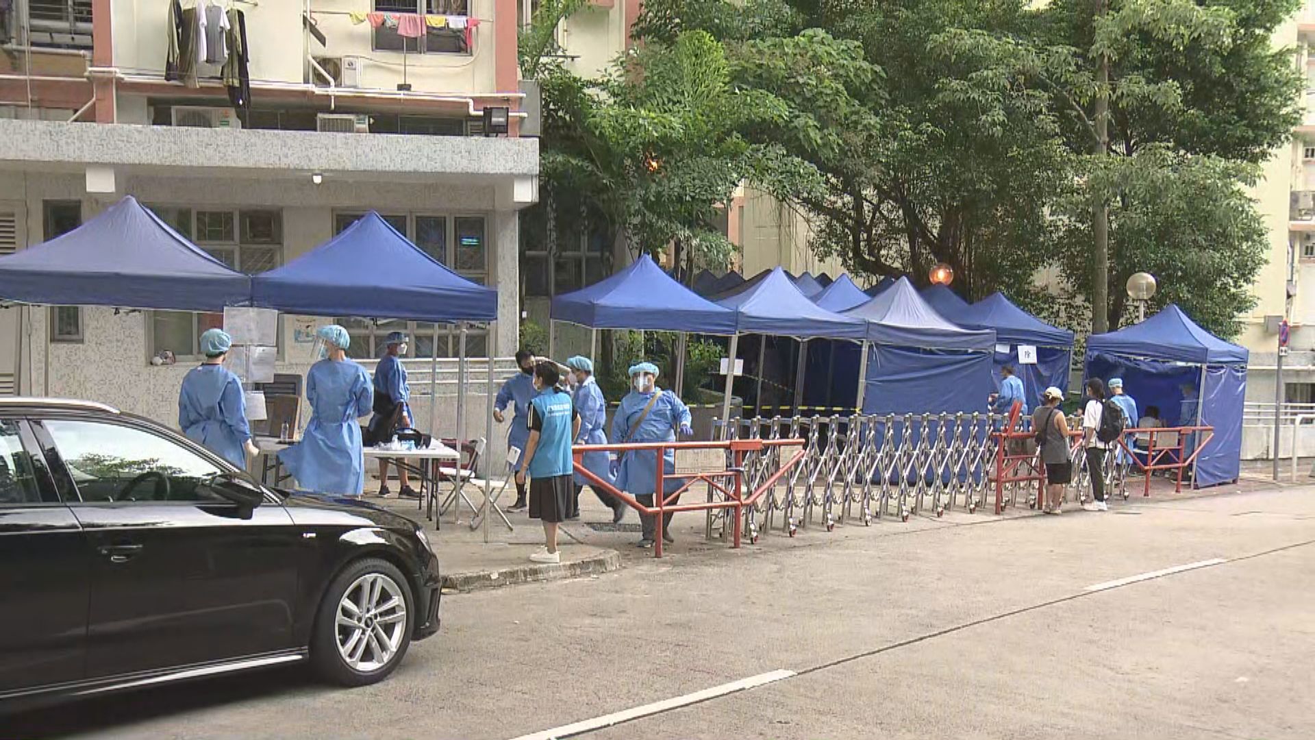 觀塘翠屏南邨翠榮樓圍封強檢