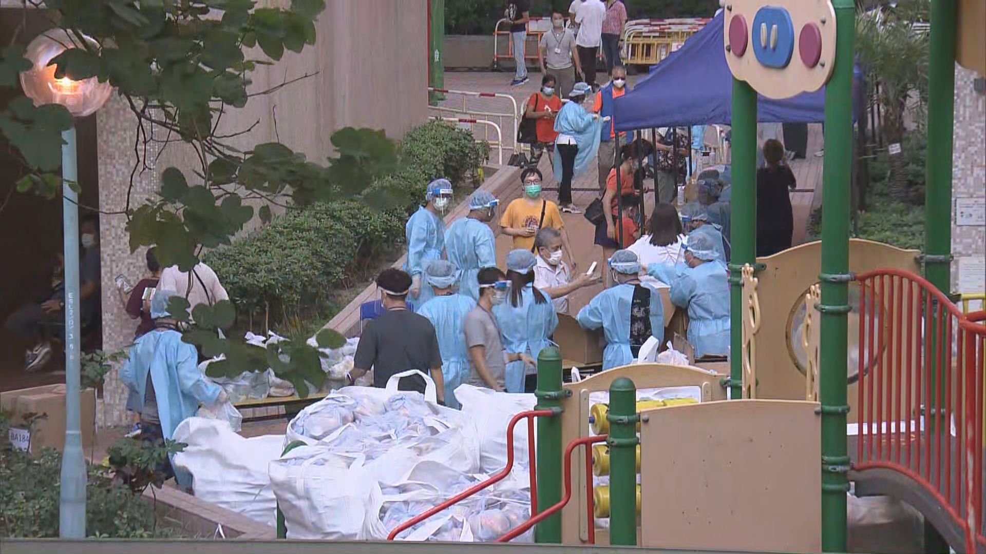 葵涌石籬邨石祥樓圍封強檢