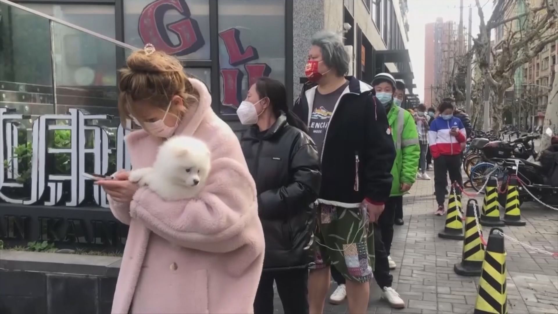 上海浦東新區　全區均為封控或管控區