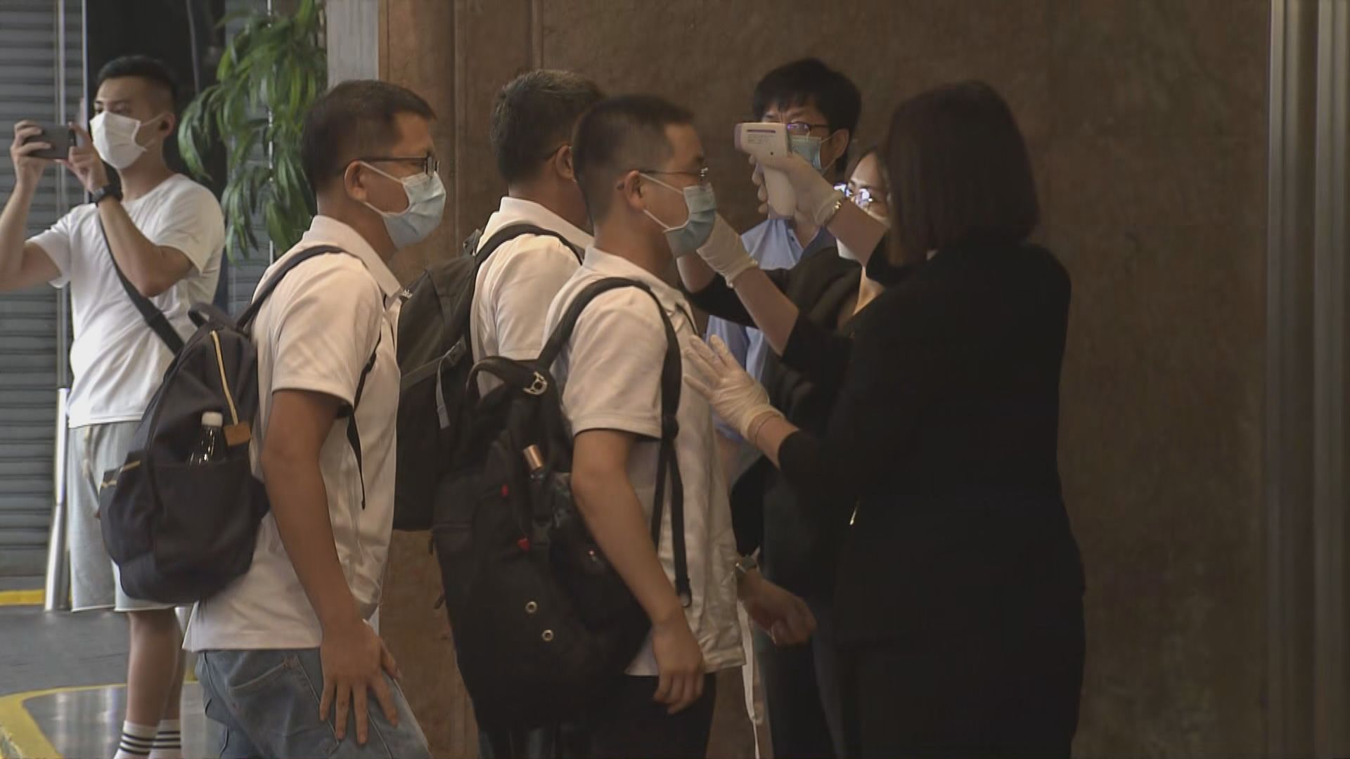 內地先遣隊人員抵港