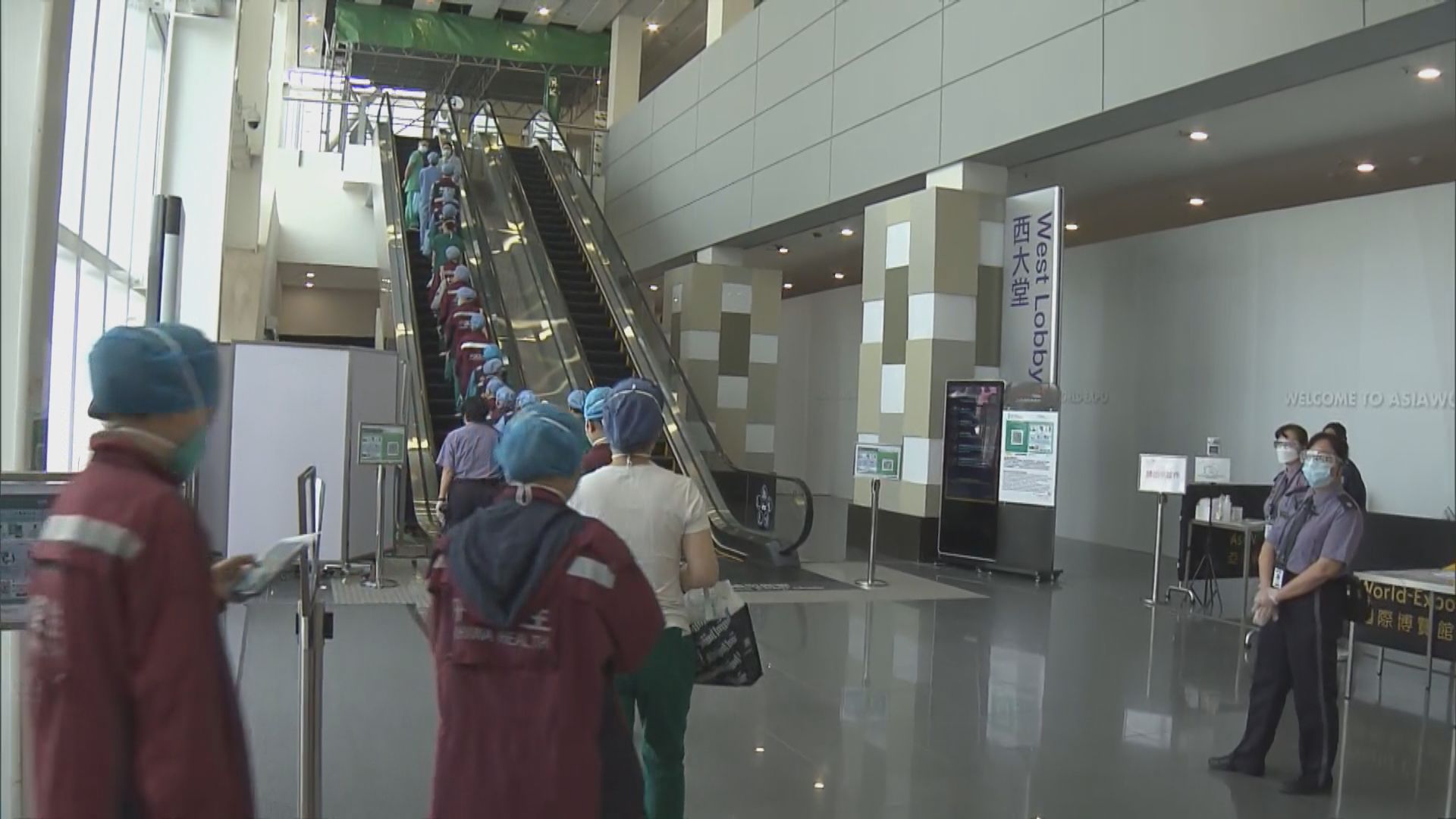 內地醫療隊到亞博熟習環境　日內開始治療工作