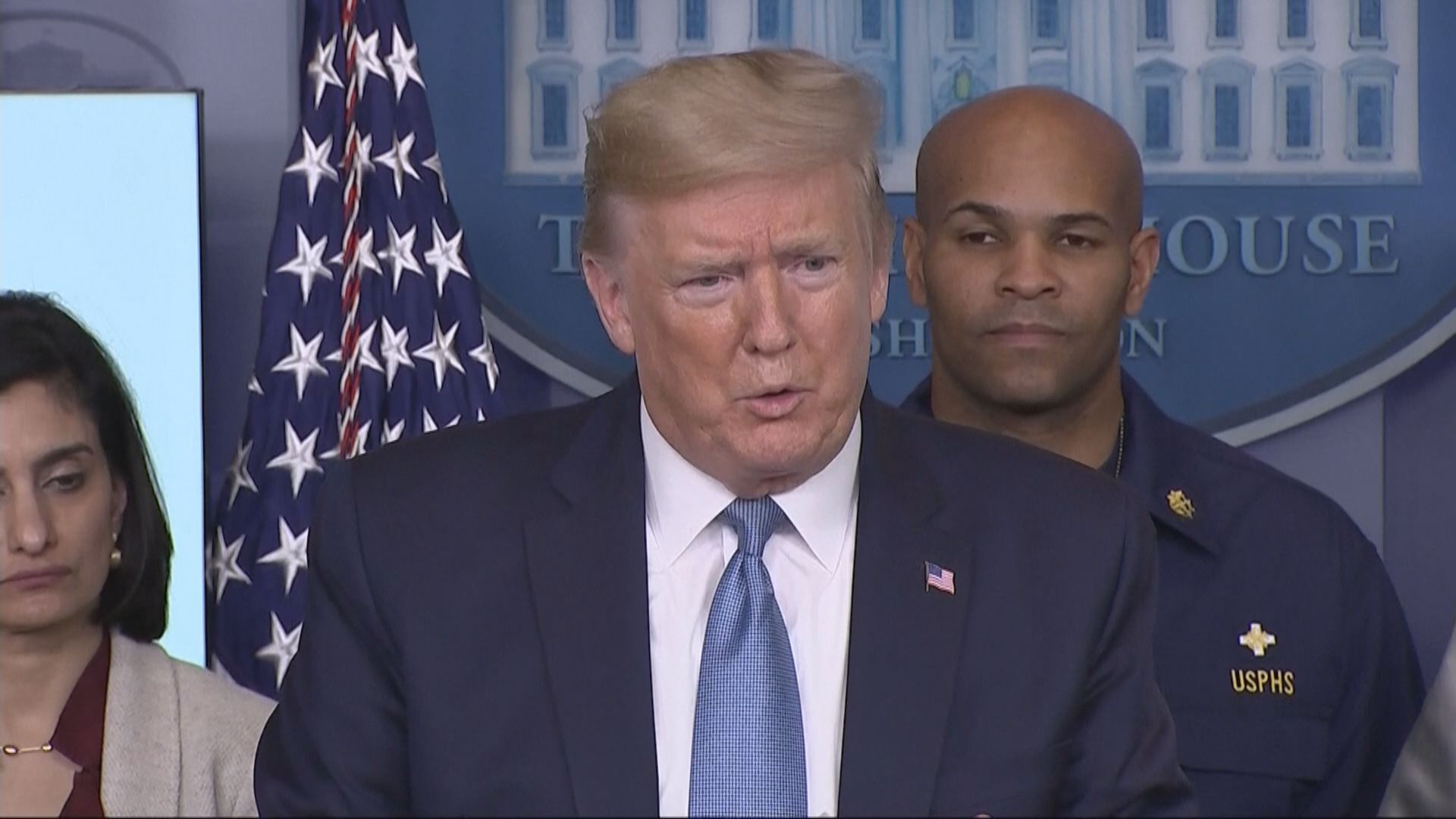 特朗普：美國經濟有可能因疫情走向衰退