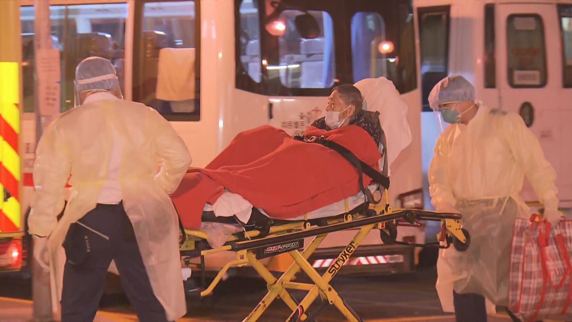 林護長者之家護理員初確　院舍多名長者撤離部分人救護車送走