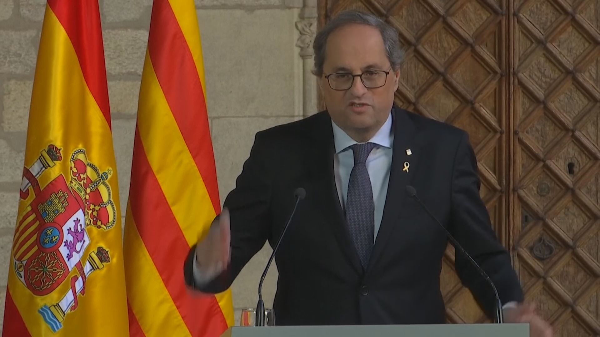 加泰羅尼亞自治政府主席托拉證實確診