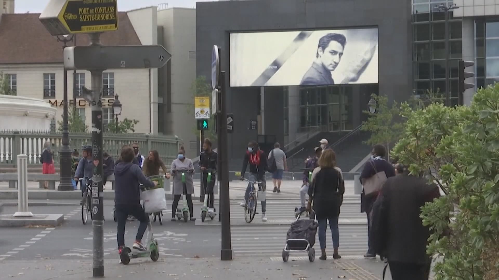法國新增確診新冠病毒人數再創新高