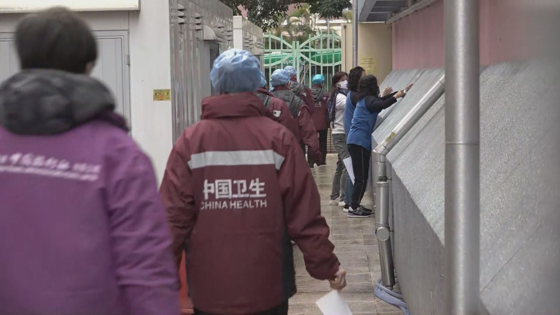 內地採樣員繼續到本港不同檢測站協助採樣