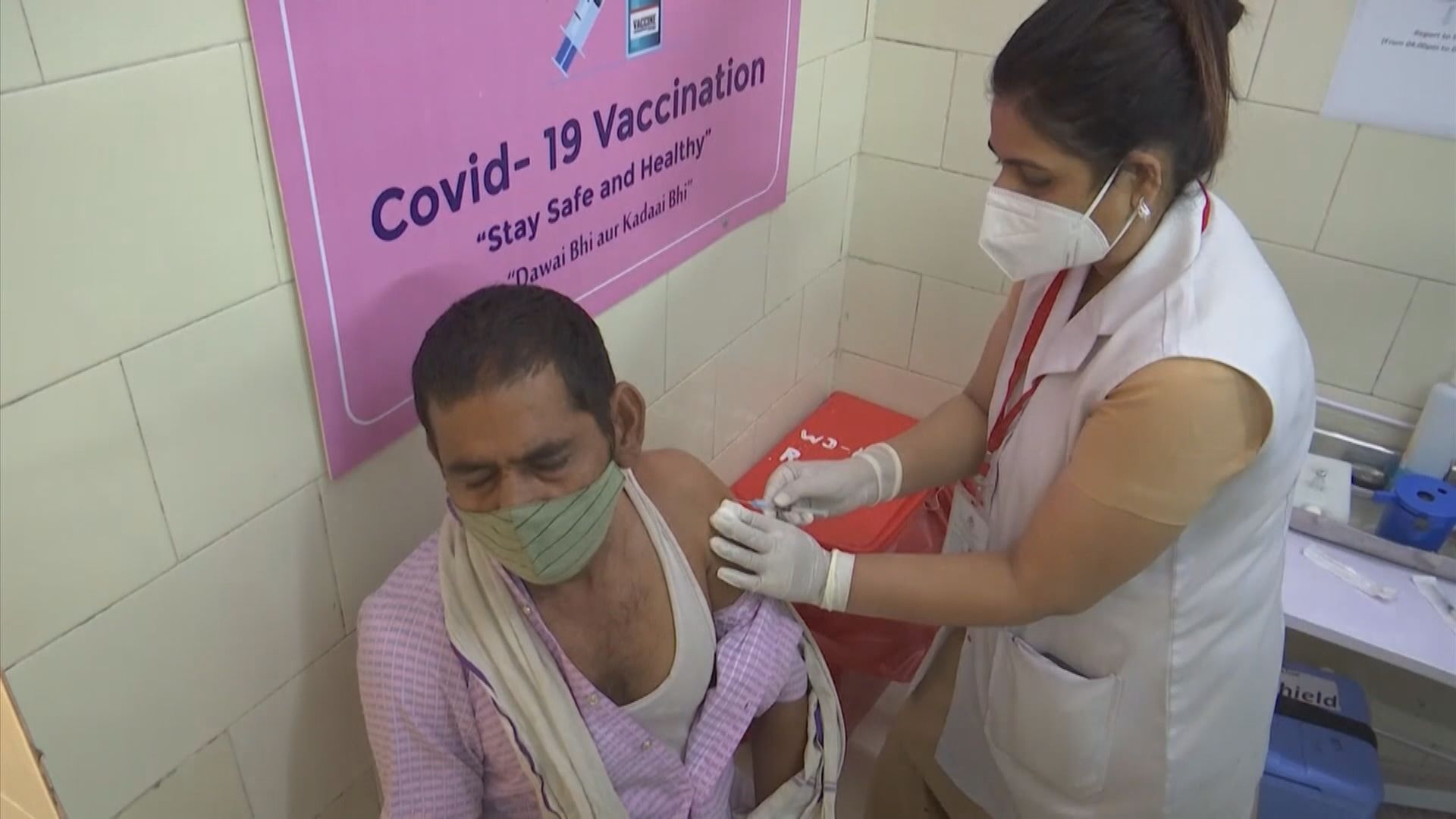 印度加快接種疫苗85天內完成接種一億劑