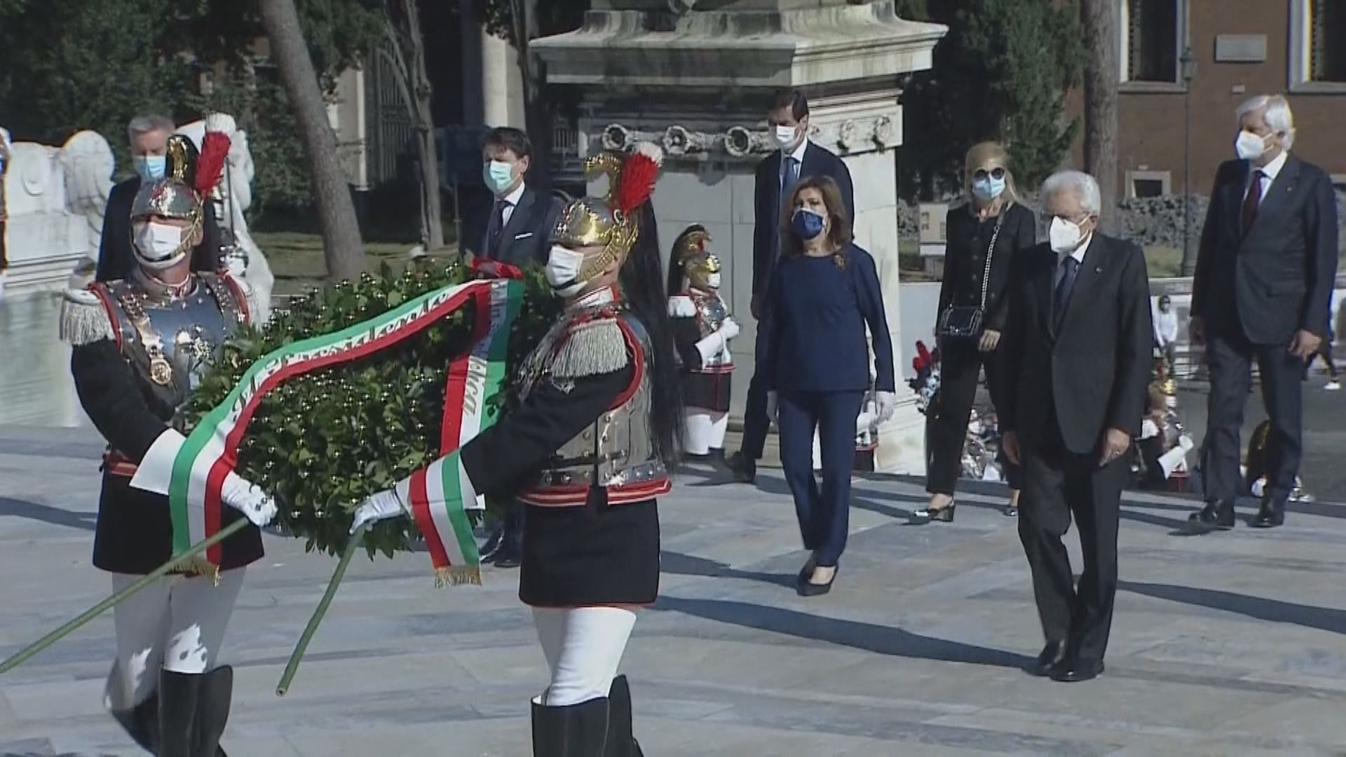 意大利在疫情下紀念74周年國慶
