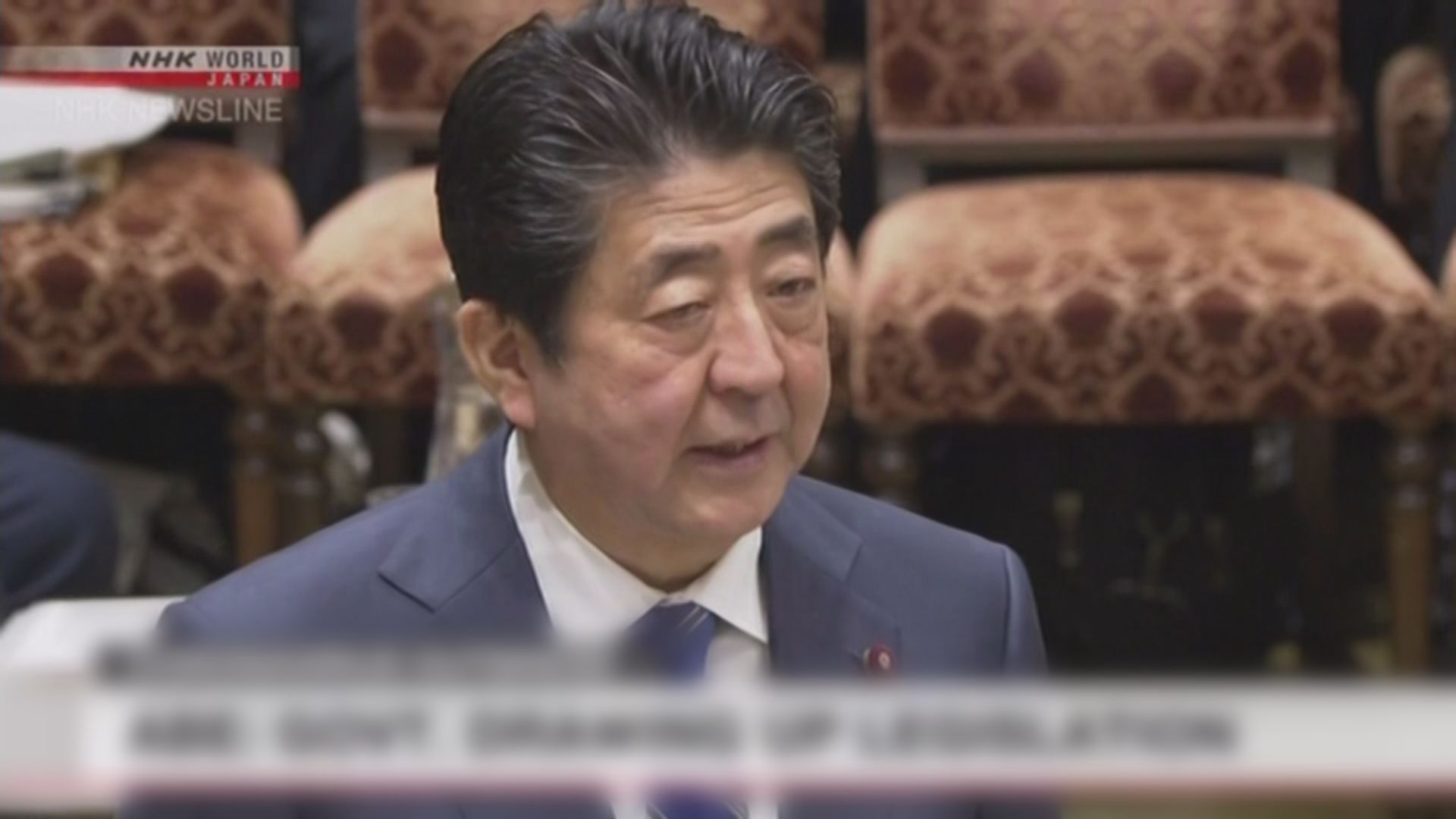 安倍：研究修法為國家進入緊急狀態準備