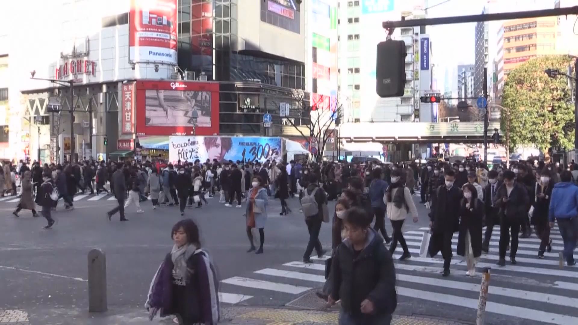 東京都連續四日增逾一萬五千宗確診