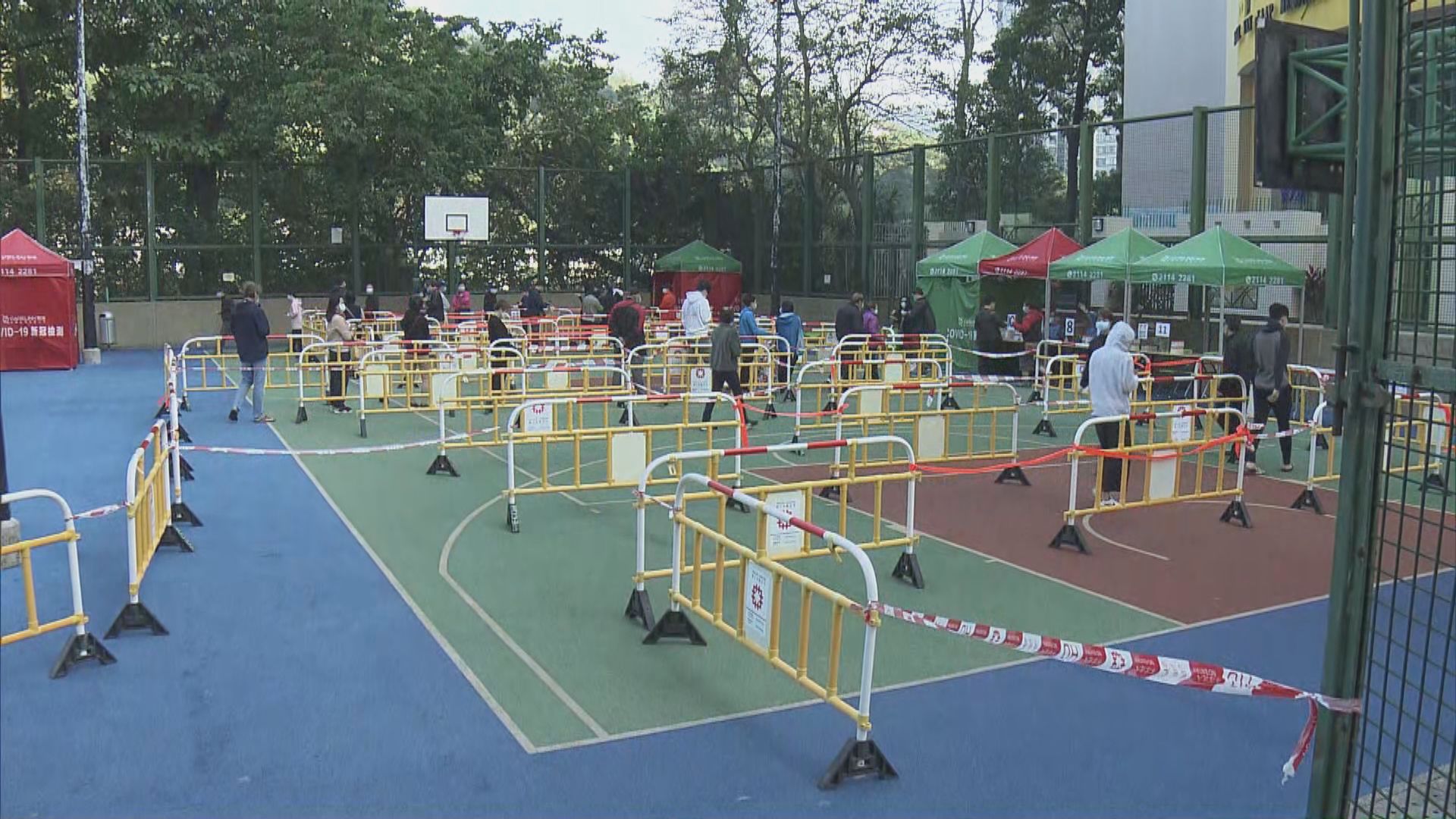 當局在葵涌邨逸葵樓附近設臨時檢測站籲居民檢測