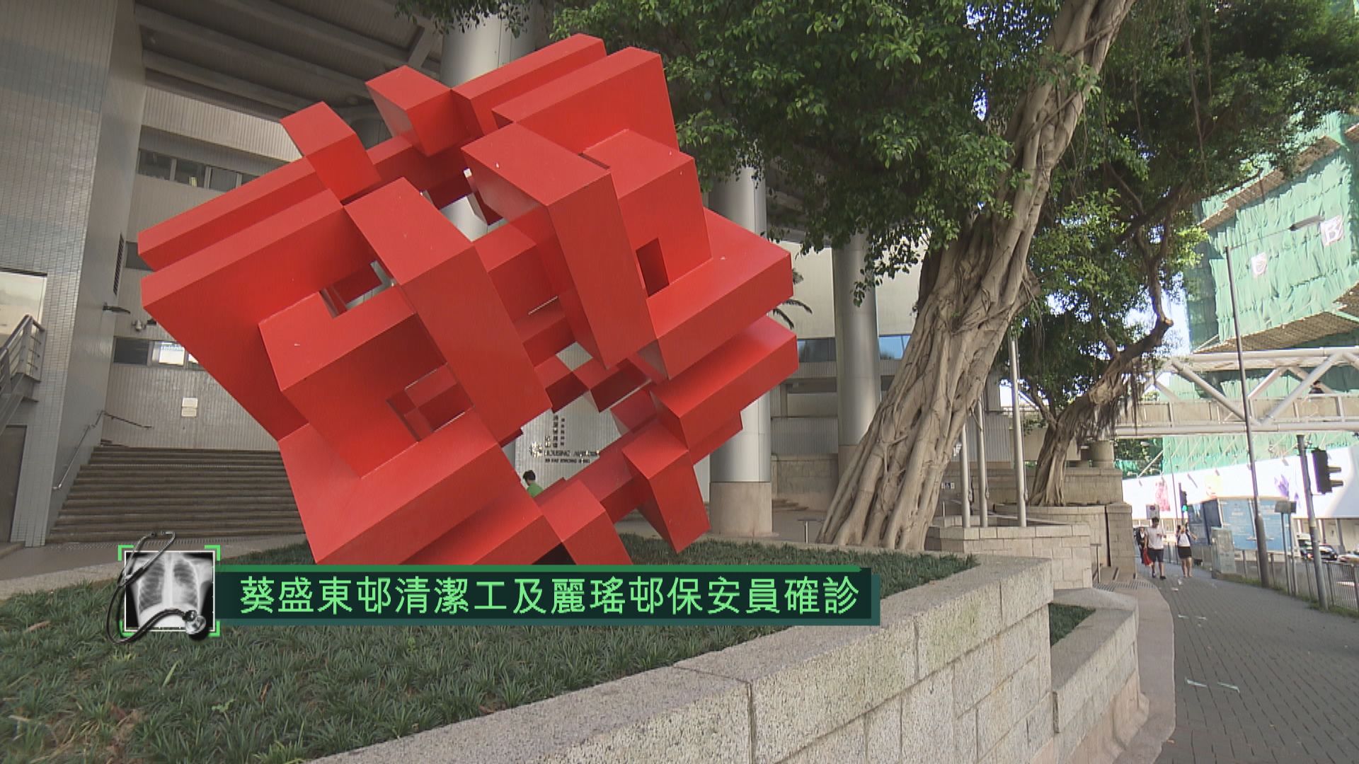 葵盛東邨清潔工及麗瑤邨保安員確診