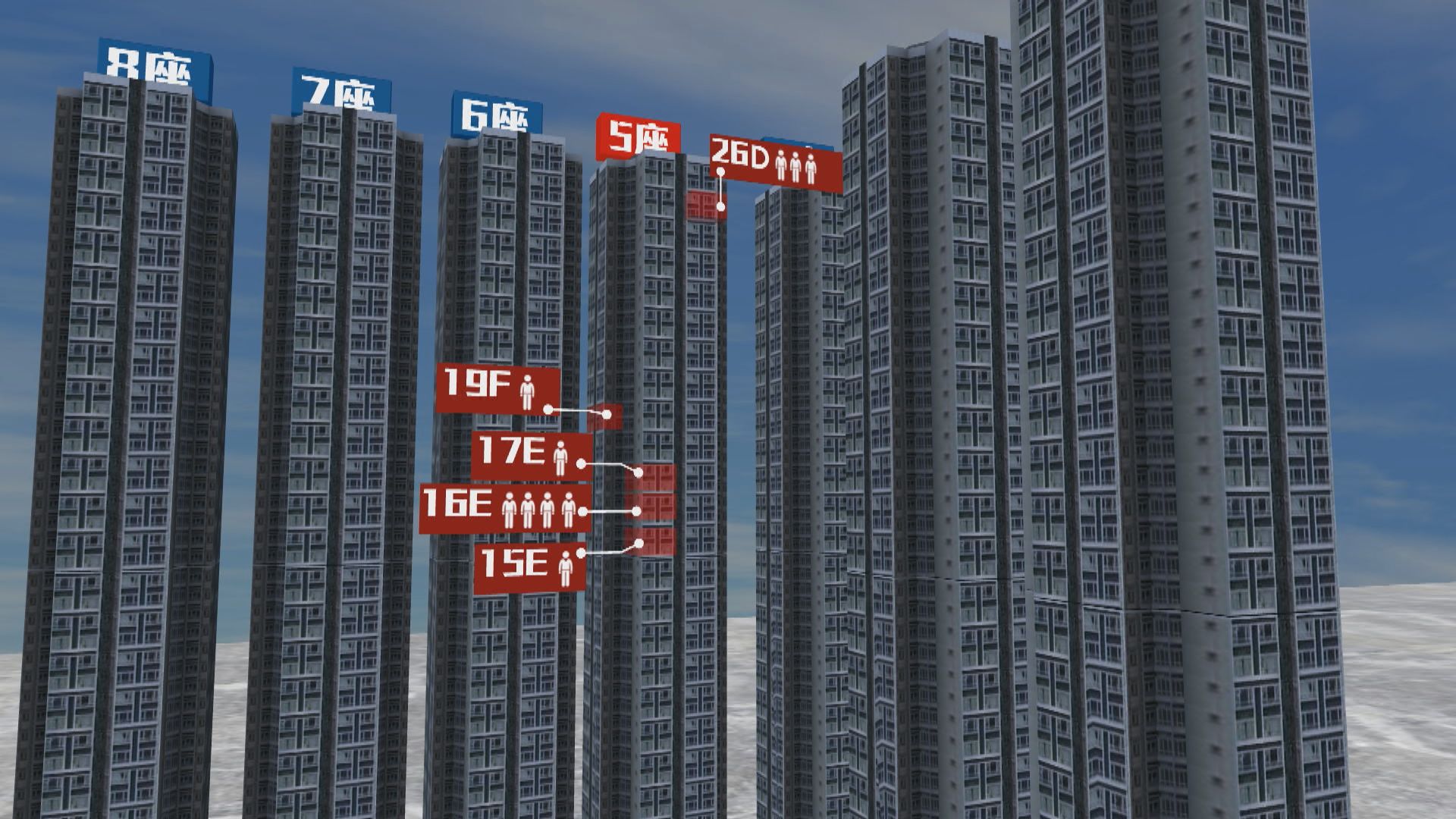 麗港城第五座最少12人確診　E室疑垂直傳播須撤離