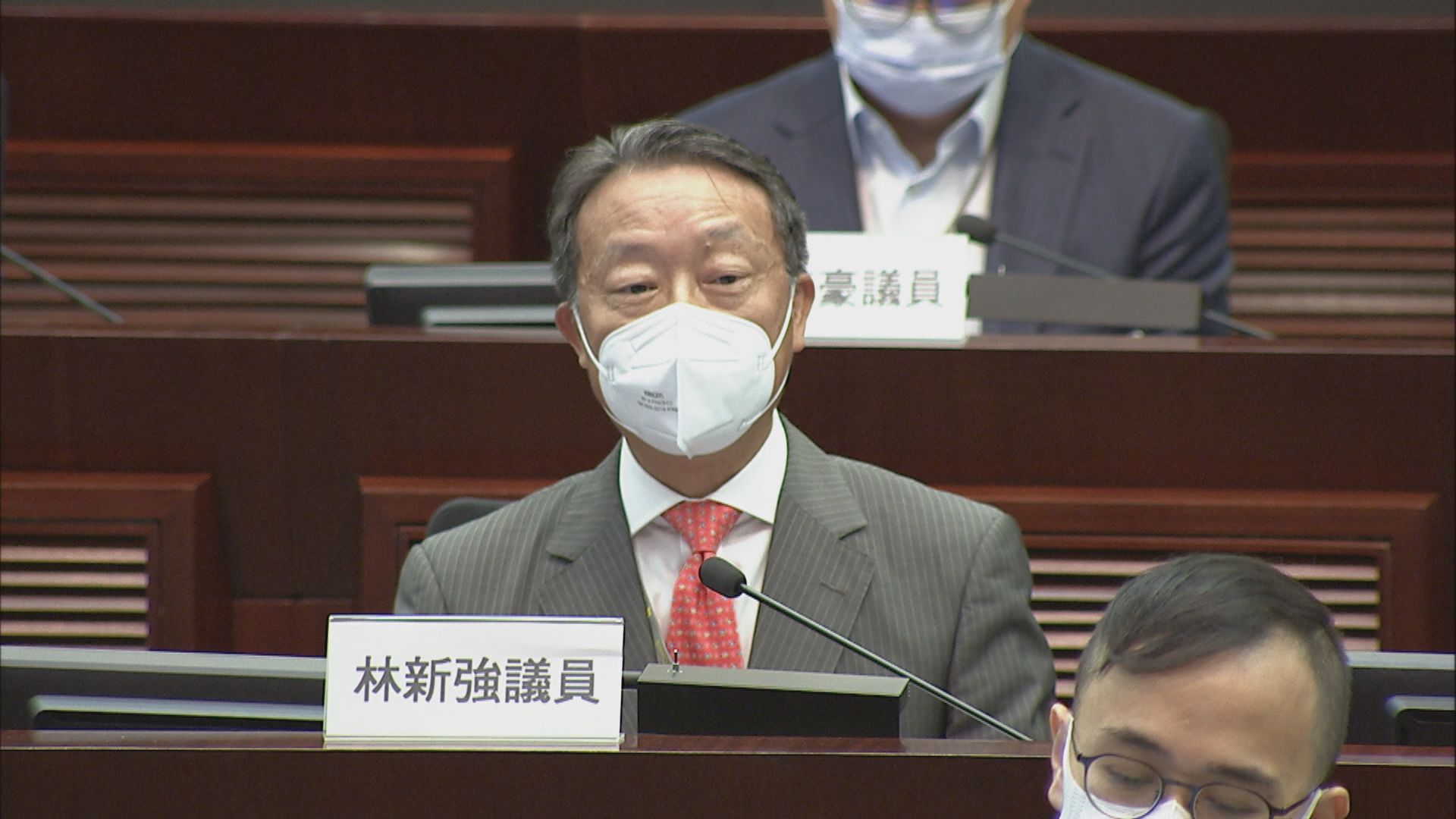 立法會議員林新強新冠快速檢測陽性