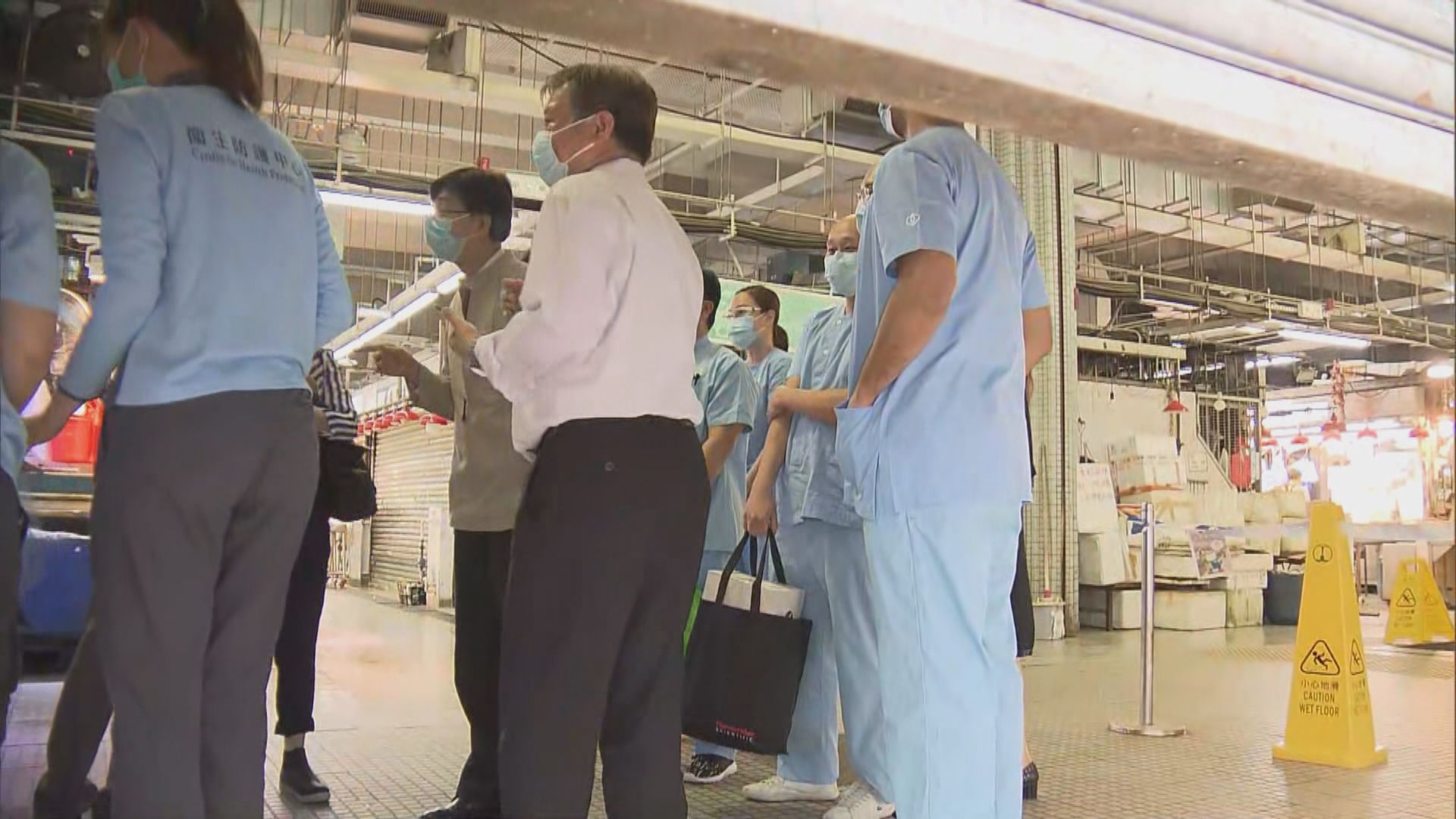紅磡和土瓜灣街市先後有多宗確診　袁國勇視察提供意見