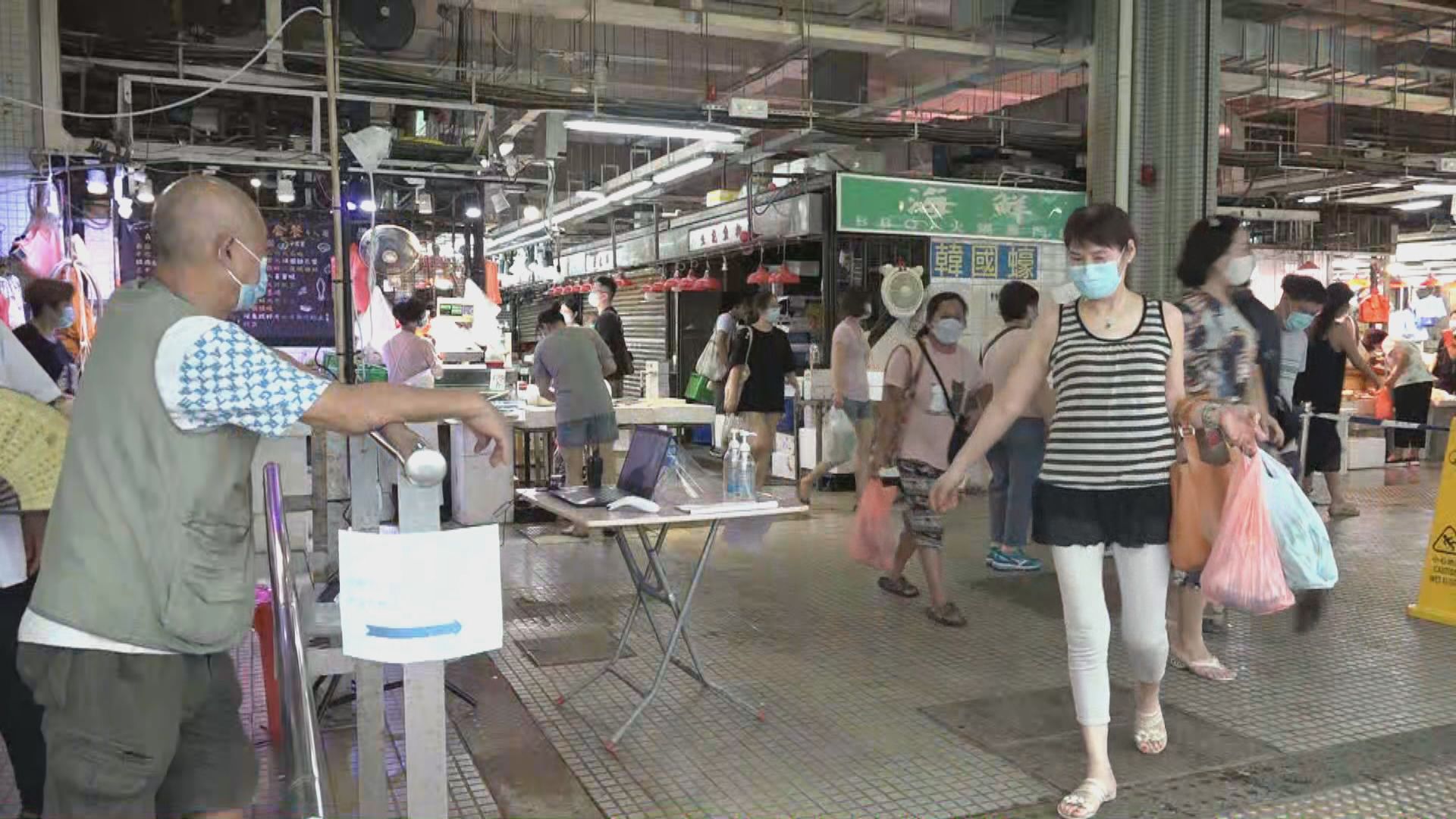 食肆及食環署街市攤檔周六起可登記病毒檢測