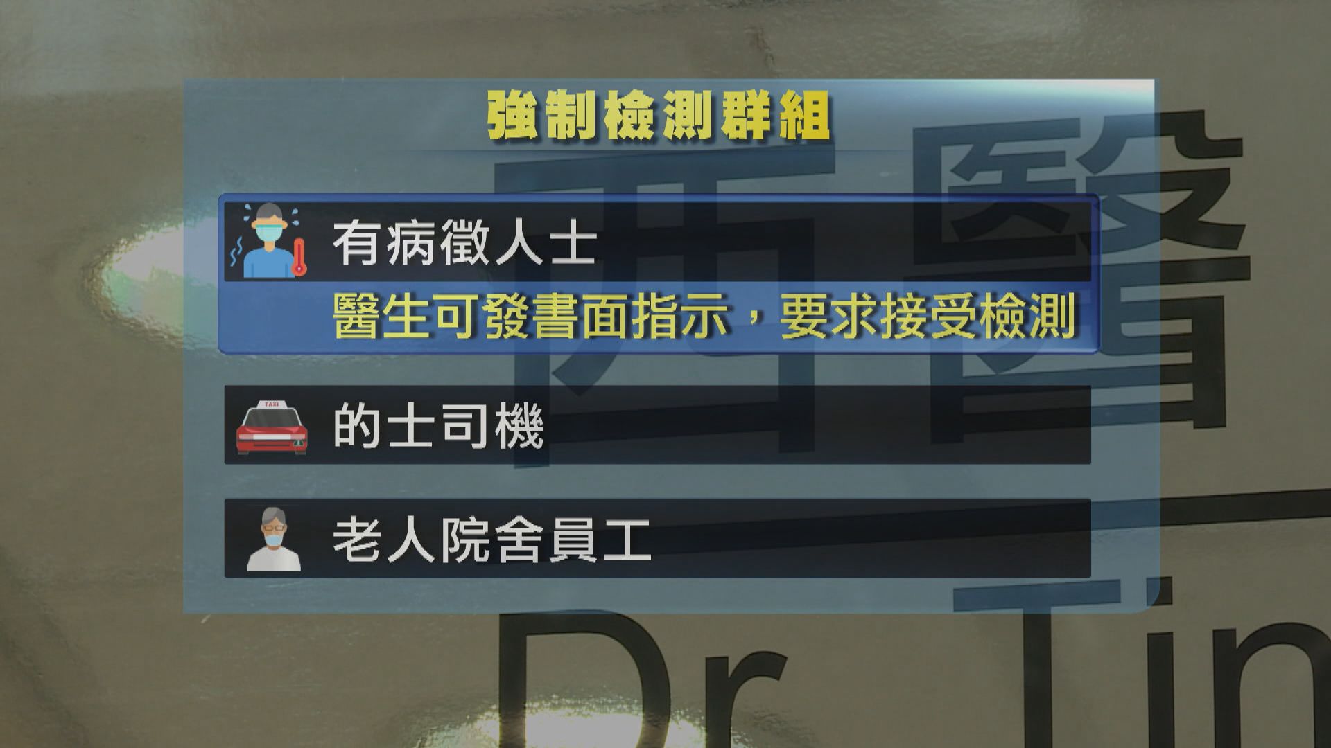強制檢測後確診部分基層市民生計或受影響　