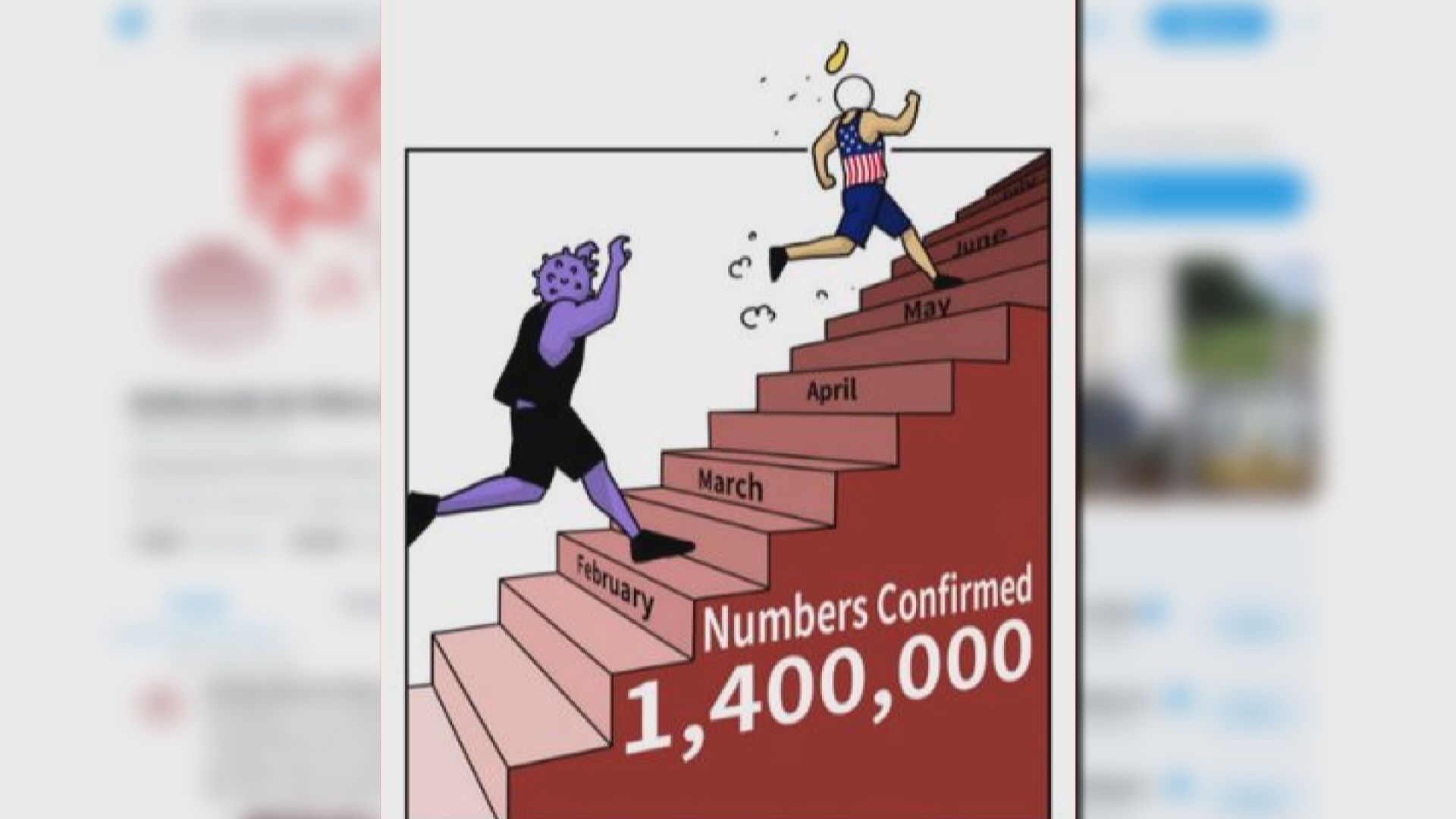 中國駐法大使館貼漫畫嘲諷特朗普