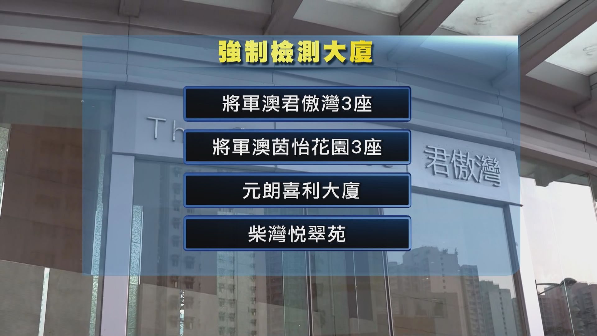 金威廣場四個C座單位有確診　專家到場調查