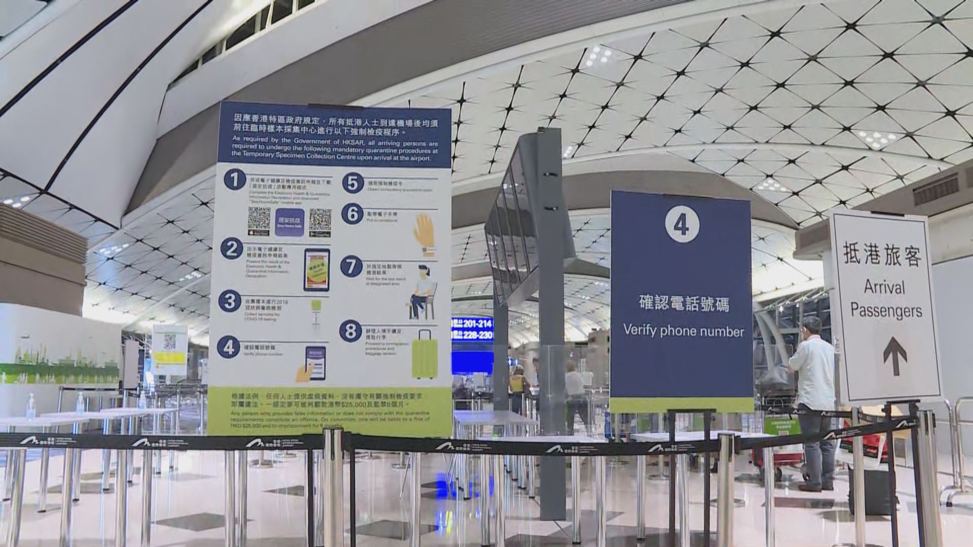 本港增七宗新冠病毒輸入確診　六人帶有變種病毒株