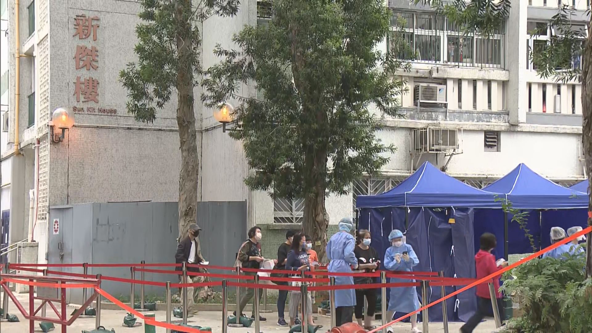 多幢大廈完成強檢　發現逾百宗陽性個案