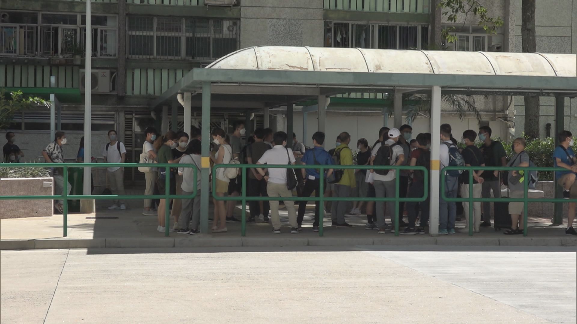 上水祥龍圍邨呈祥樓圍封強檢發現5宗陽性個案