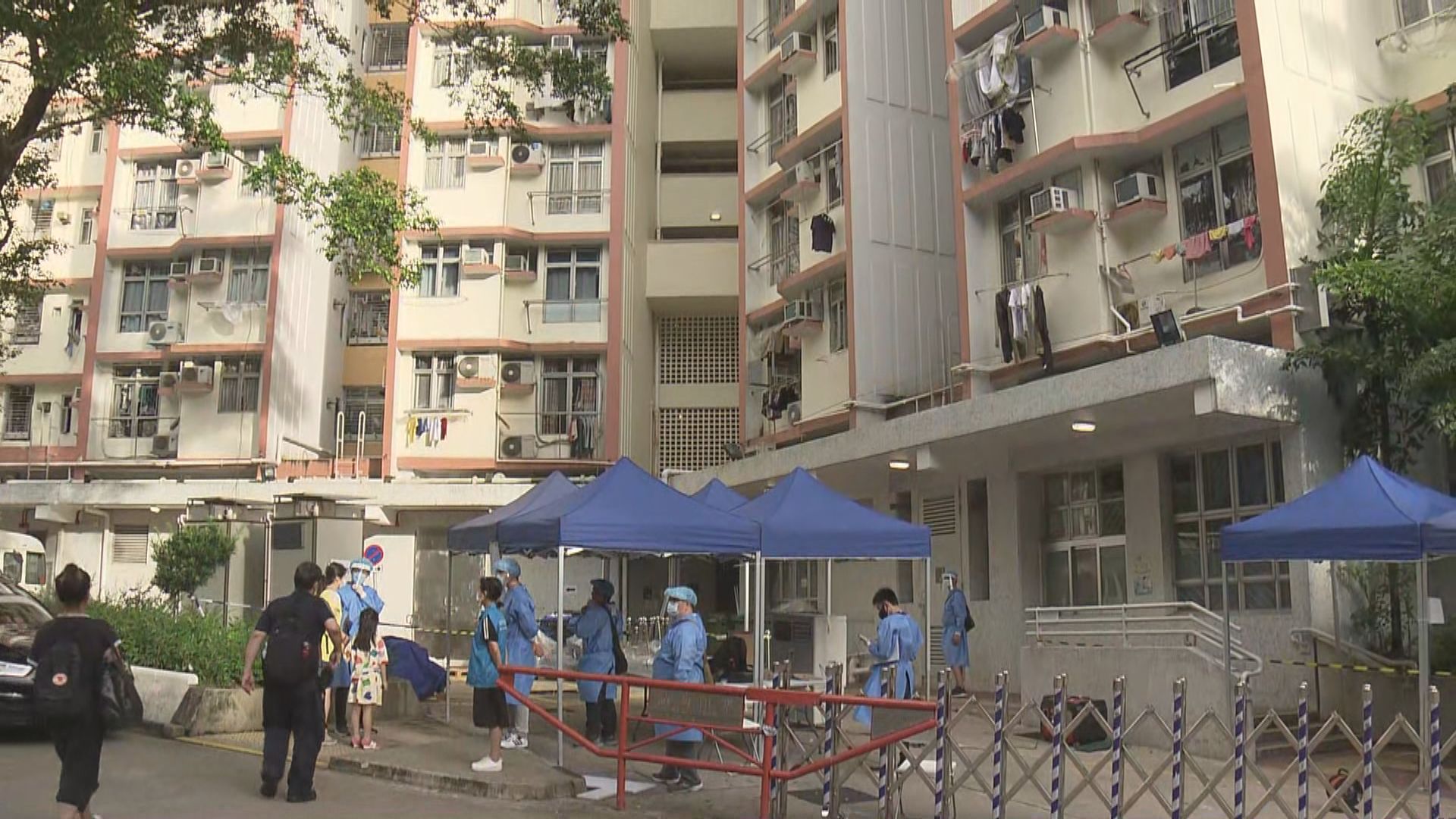 翠屏南邨翠榮樓強檢發現22宗陽性個案