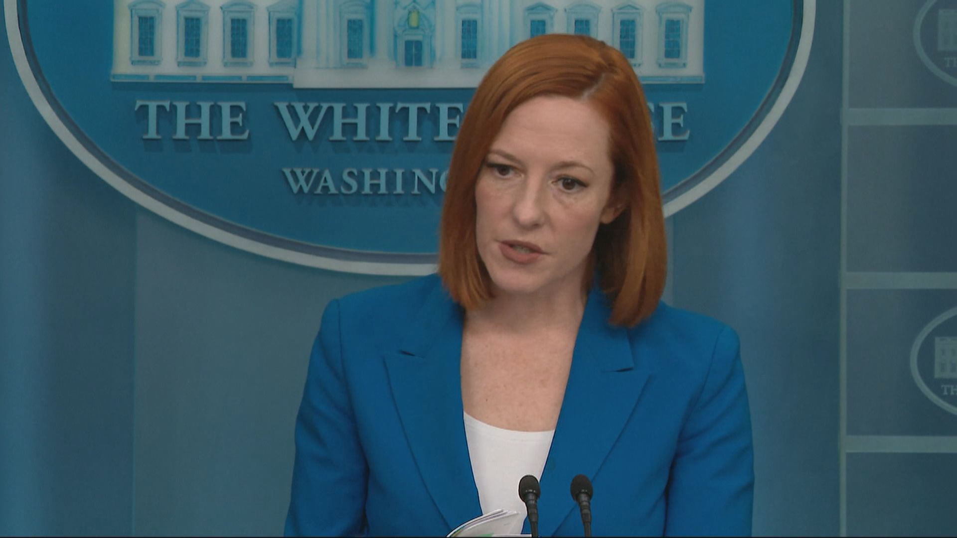 美國白宮發言人普薩基第二度確診新冠病毒