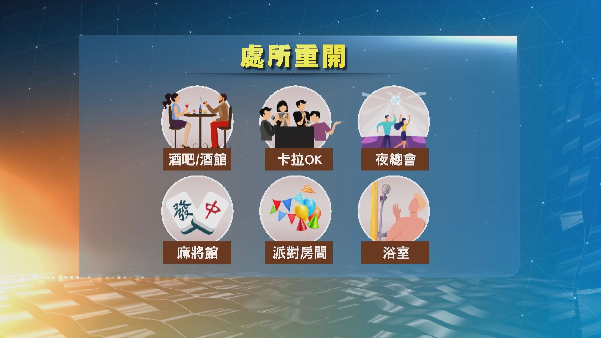 酒吧、卡拉OK等有條件重開　員工、顧客須接種疫苗