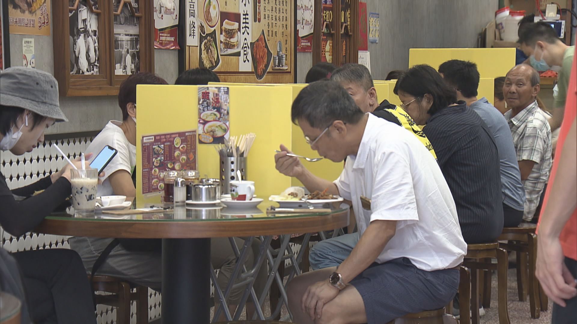 B類餐飲處所員工下周四起　須每七天一次檢測