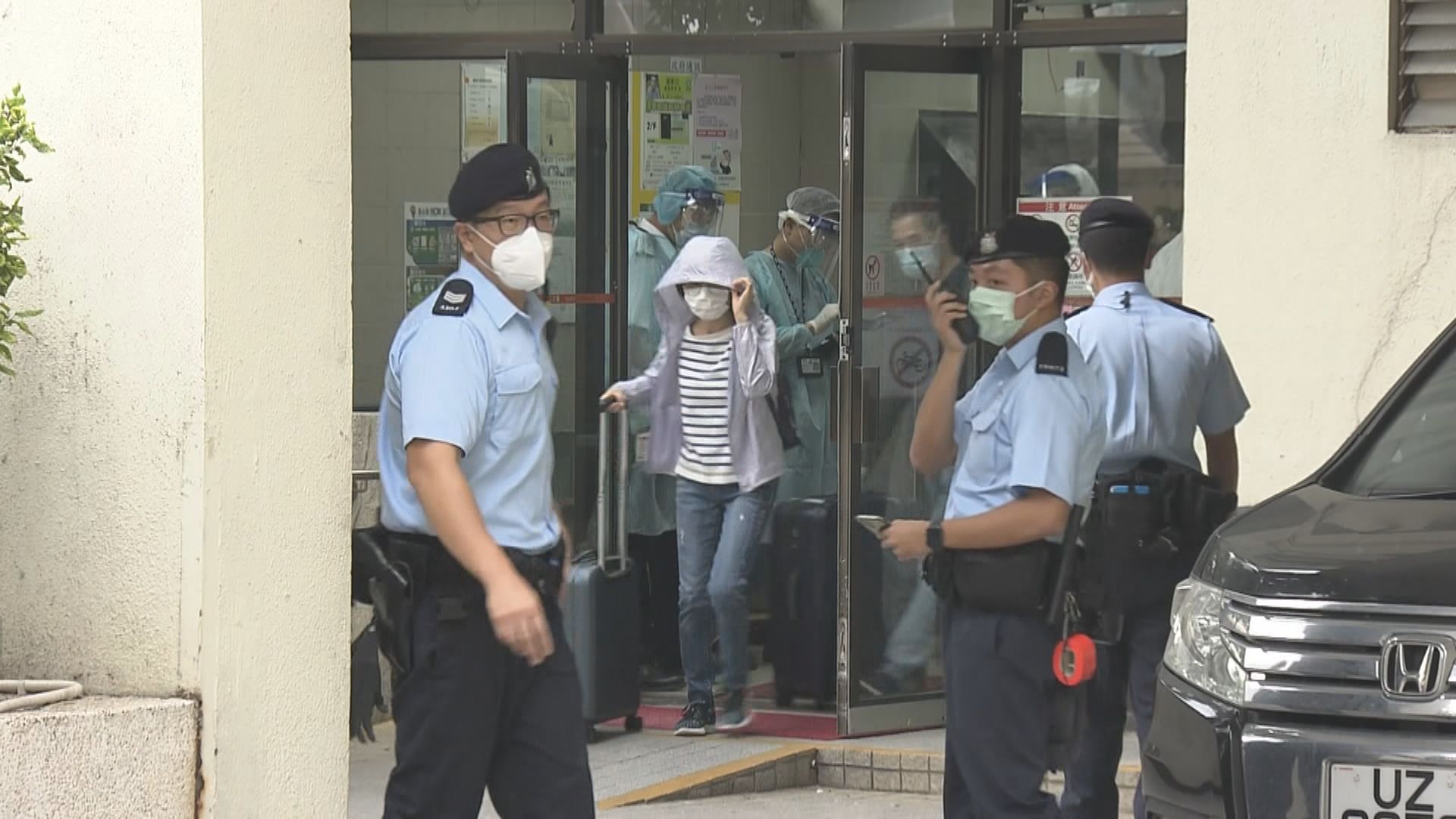 麗晶花園六座D室住戶撤離往檢疫中心