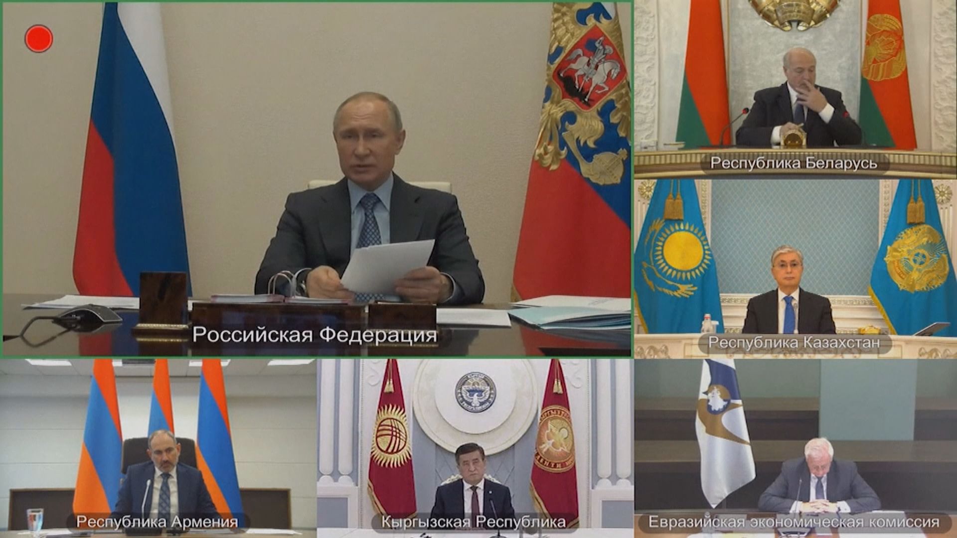 普京促前蘇聯加盟共和國合作抗疫