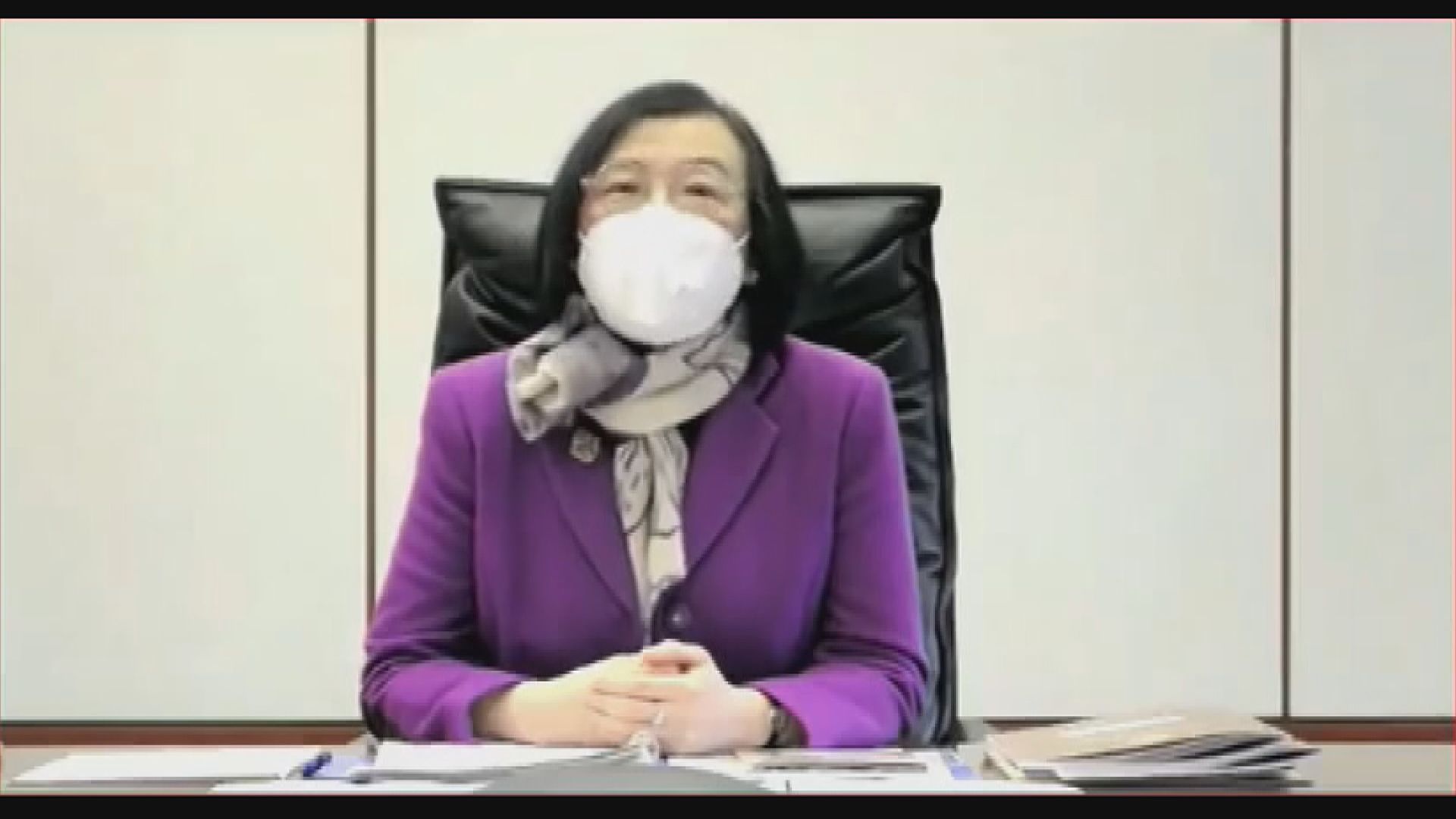 陳肇始不排除全民強制檢測期間推行禁足令或停工停市