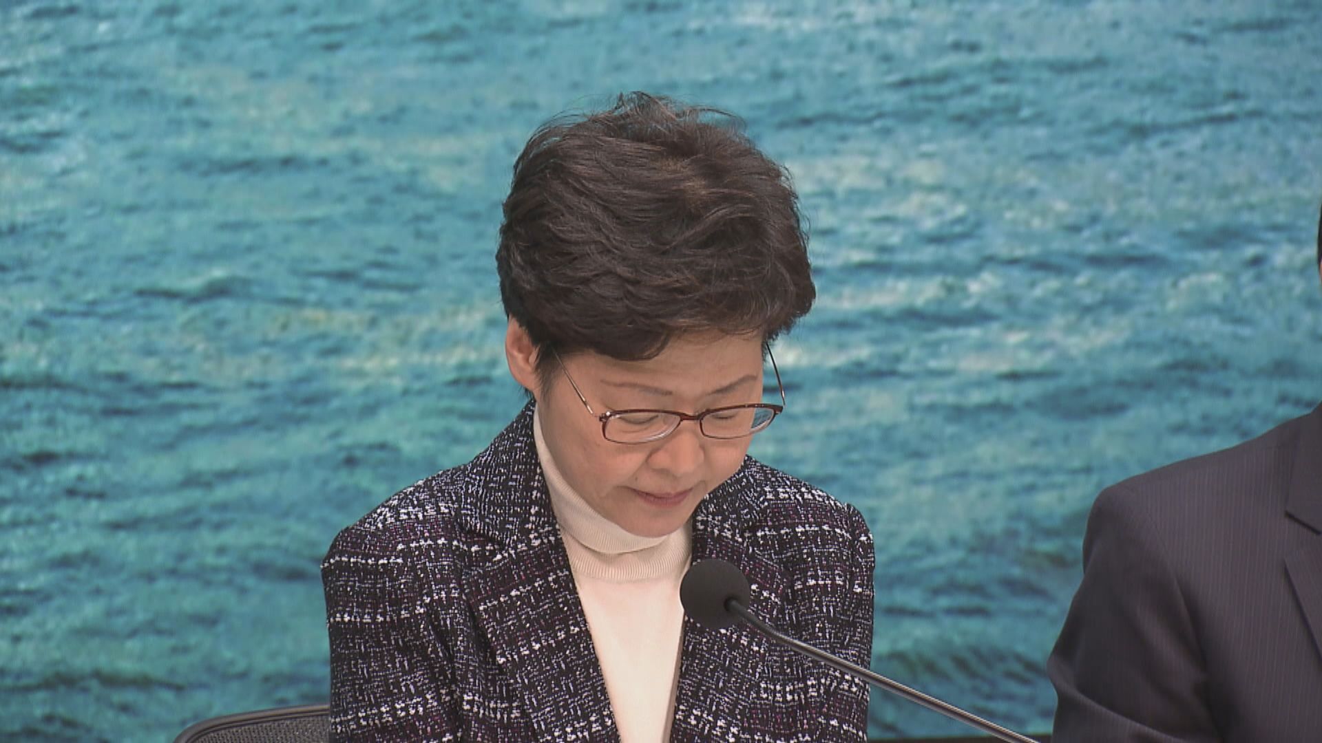 林鄭就戴口罩言論引起誤會道歉