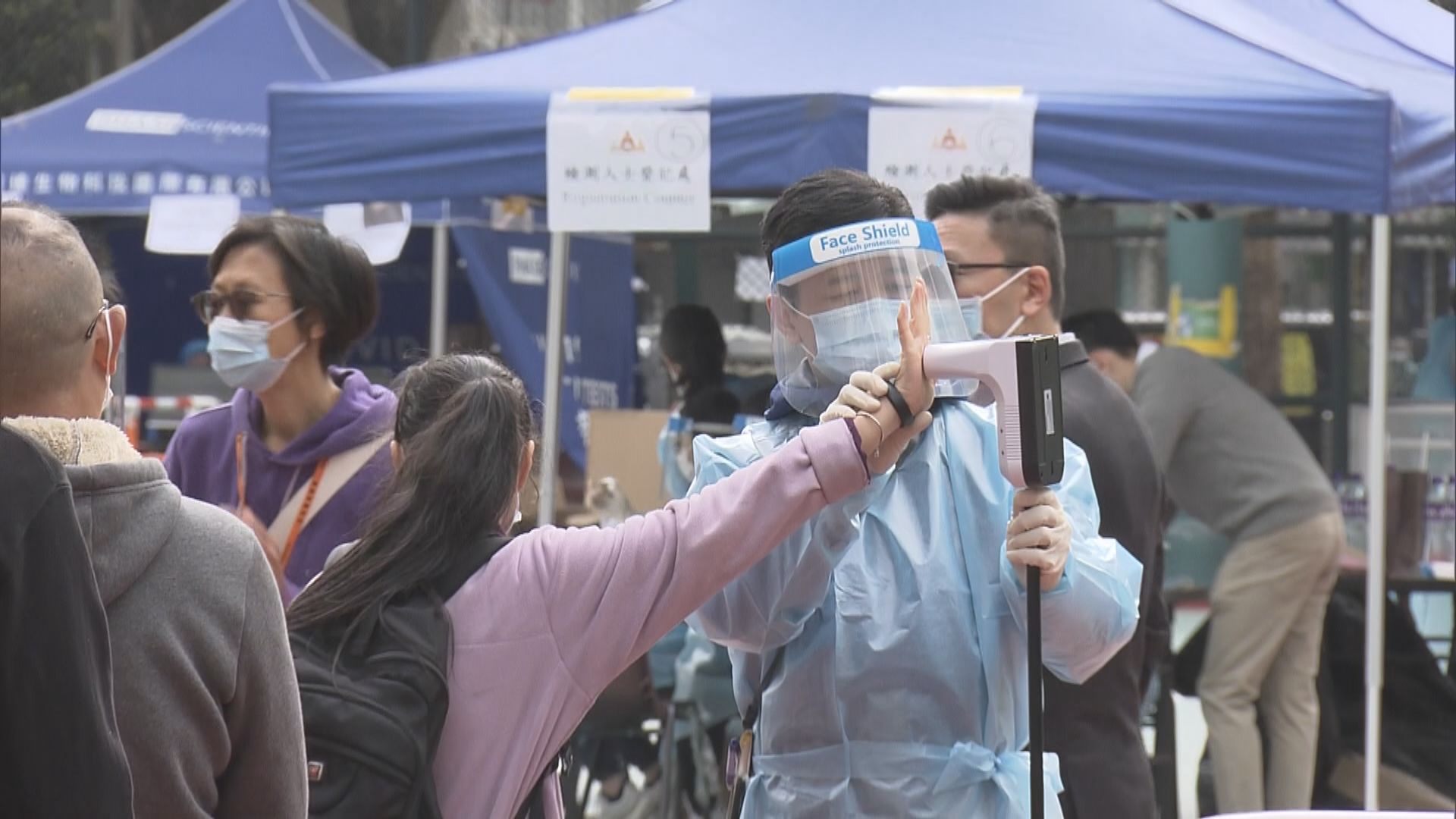 據了解深水埗指定區域已發現初步陽性個案