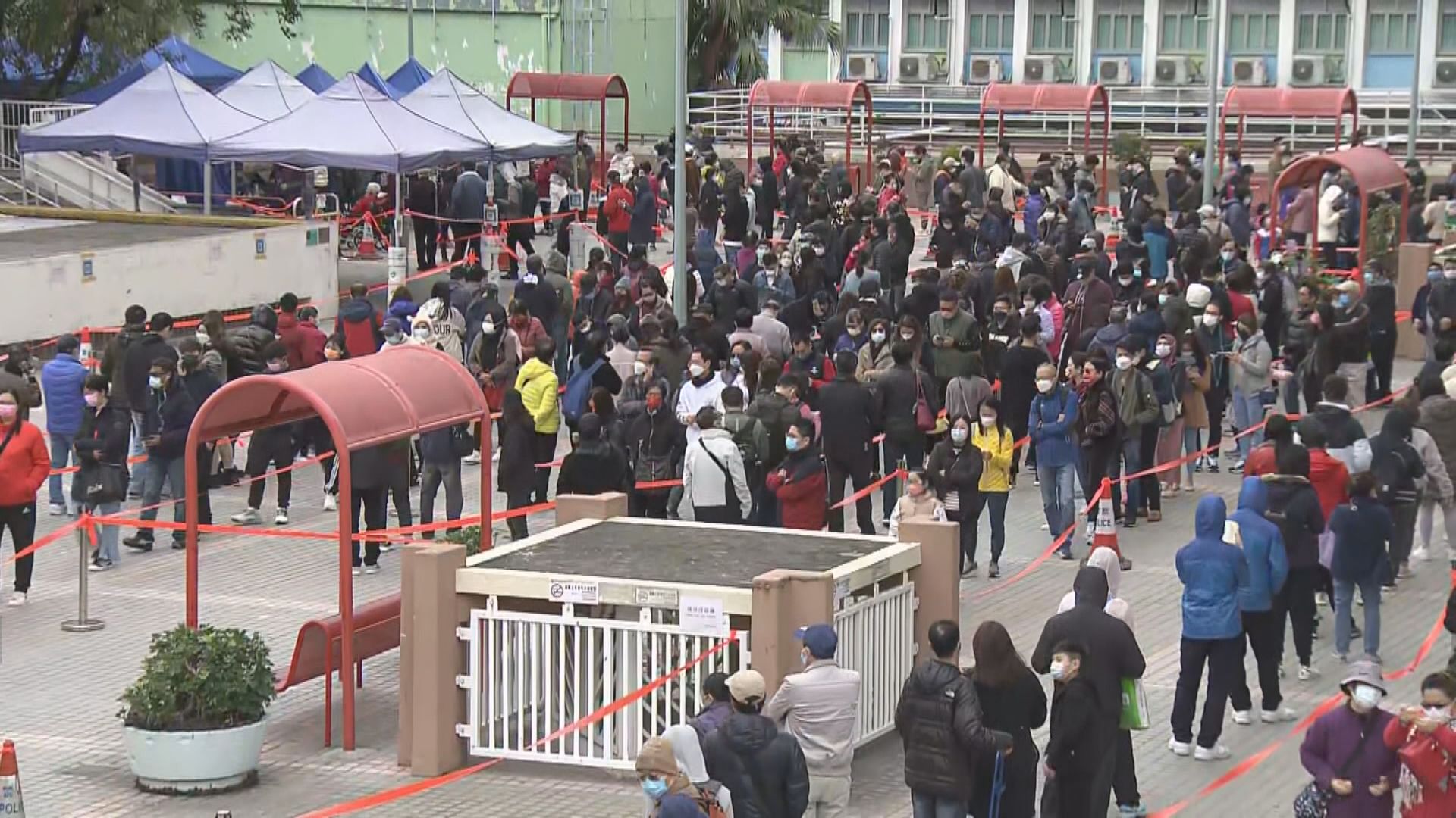 沙田市中心多處污水監測呈陽性　區內檢測站大排長龍