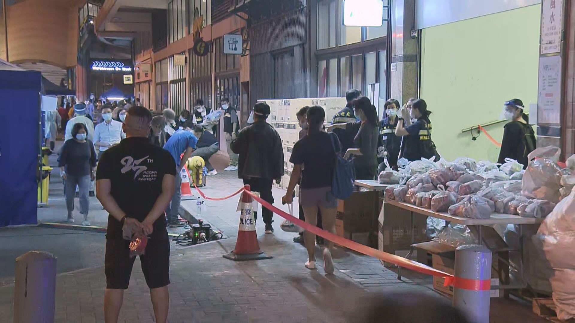 西營盤均益大廈封區強檢　居民指已有心理準備會封區