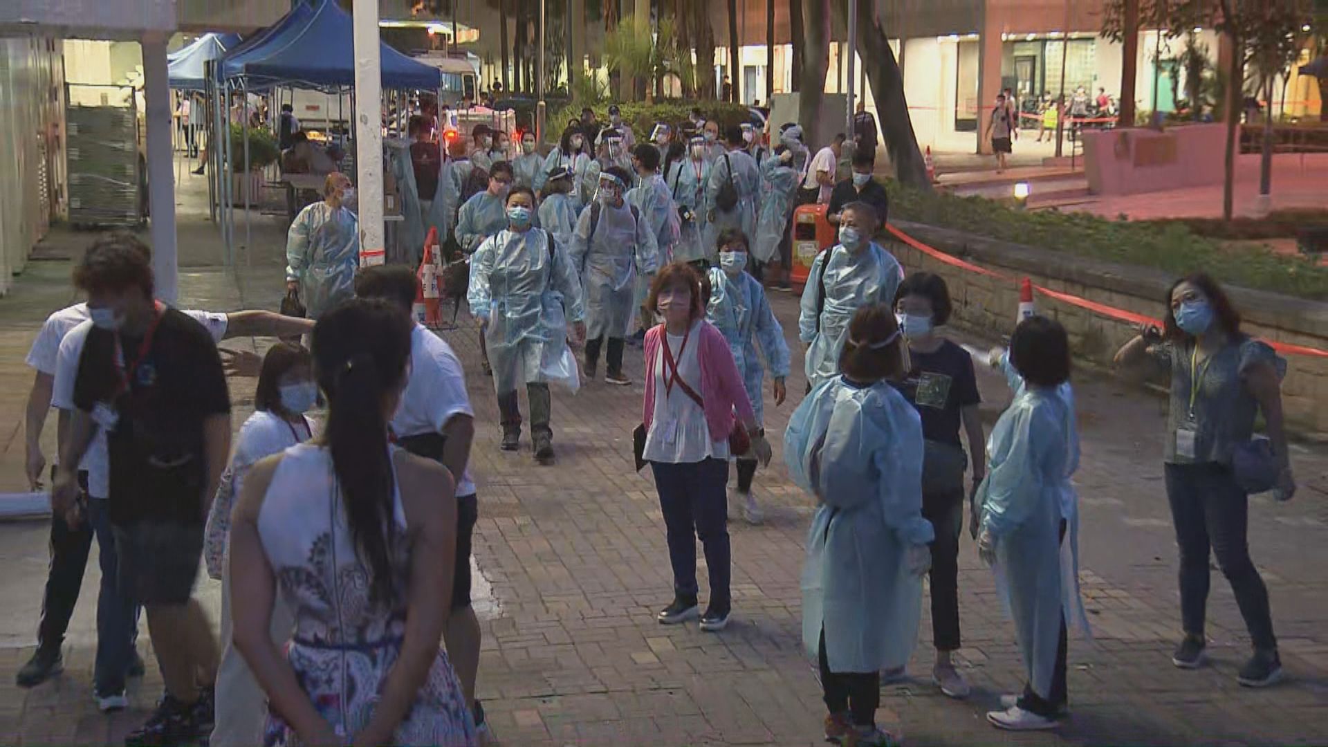 大埔中心第十座圍封強檢　目標明早七時完成行動