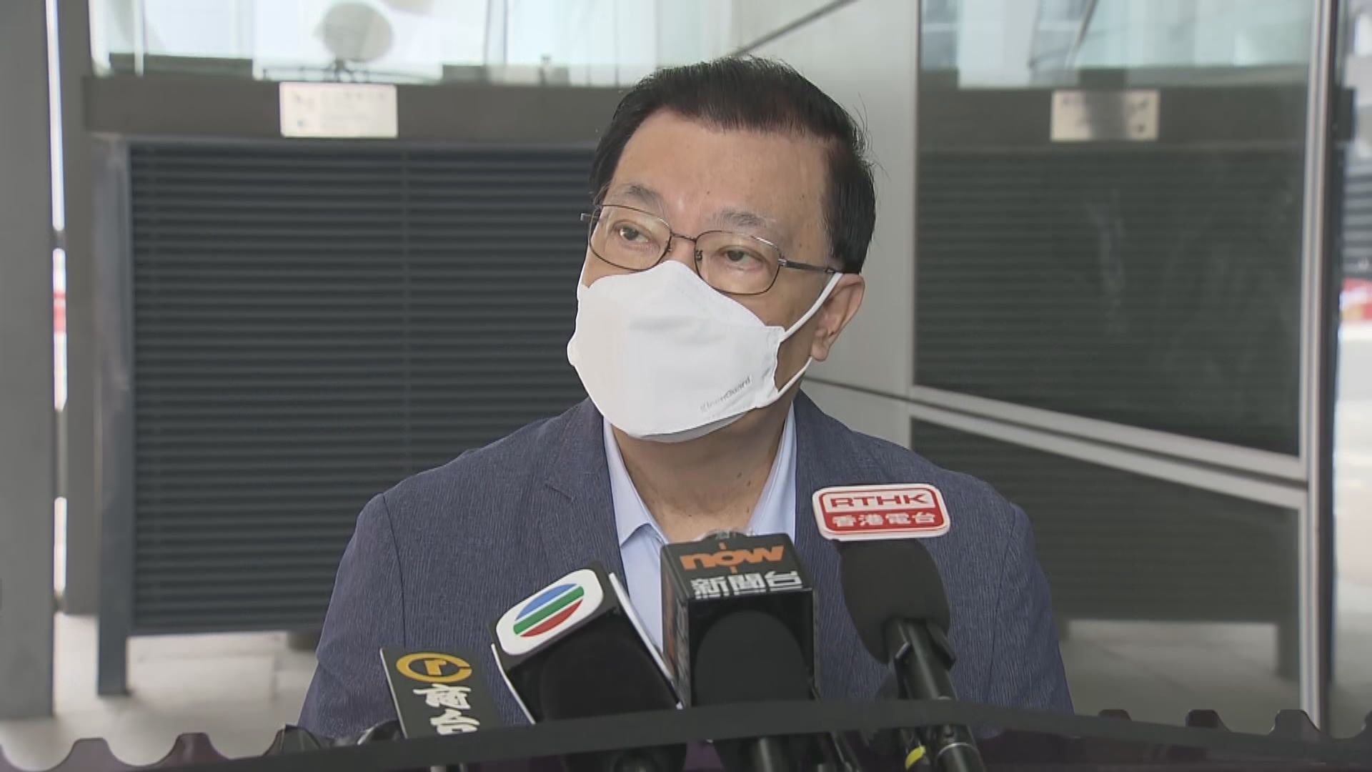 譚耀宗料通關須符配額及疫苗等條件