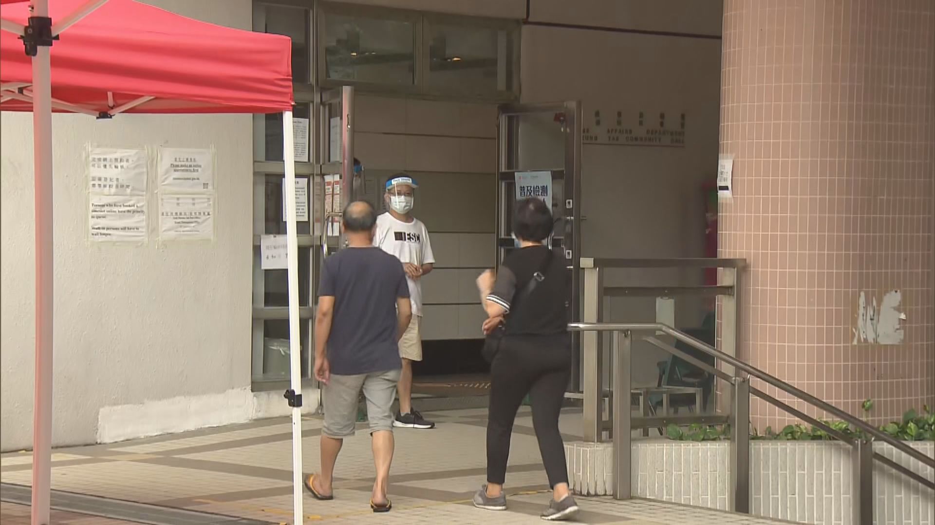 普及社區檢測最後一日　曾預約爆滿檢測中心人流少