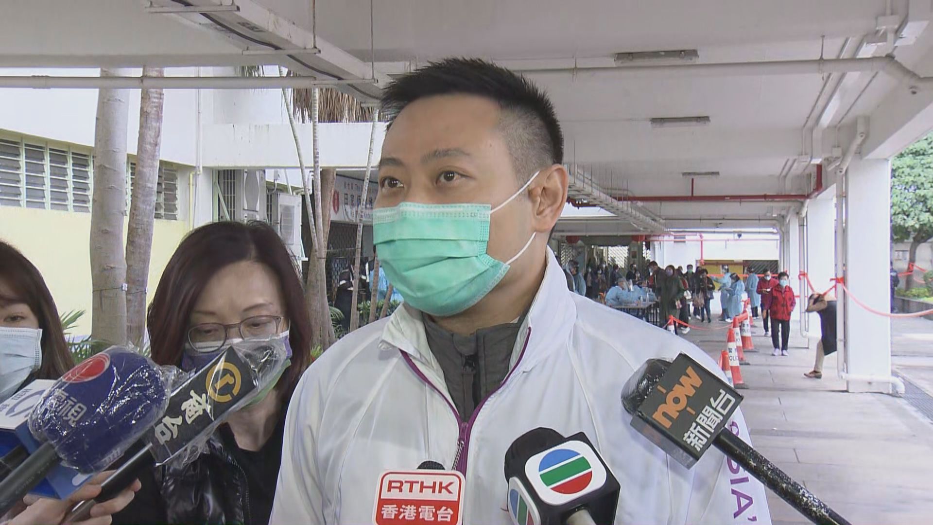 乙明邨明恩樓居民出入須持病毒檢測結果　徐英偉：有信心清零