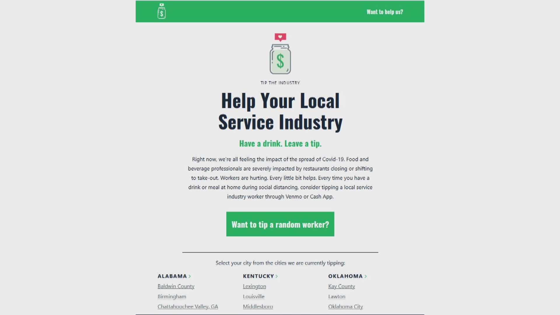 疫情下美國人給小費更慷慨　有小費網站乘勢而起