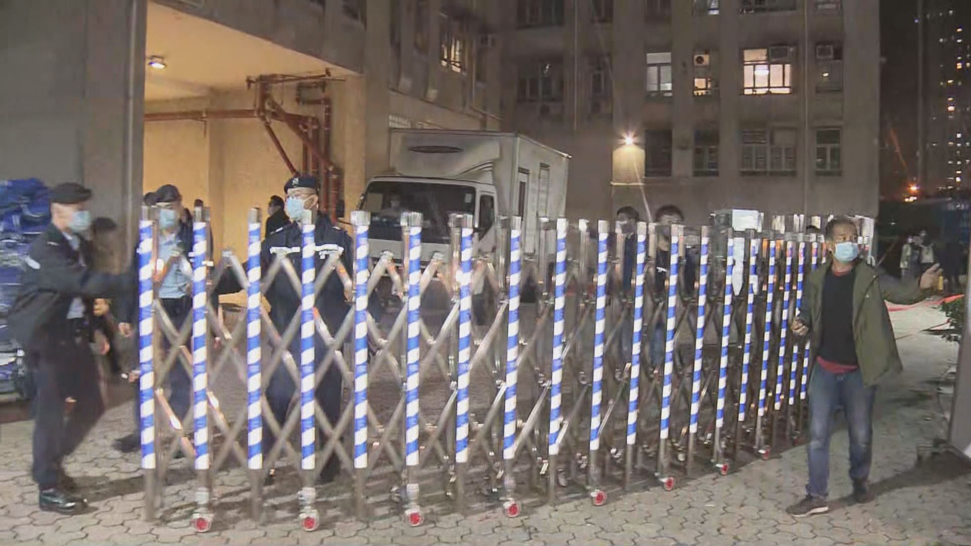 屯門兆禧苑安禧閣住戶初確　晚上圍封強檢