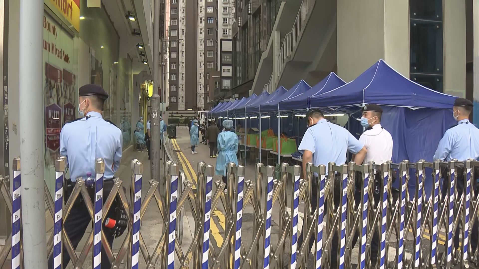 銅鑼灣和屯門三幢大廈完成強檢　無人確診