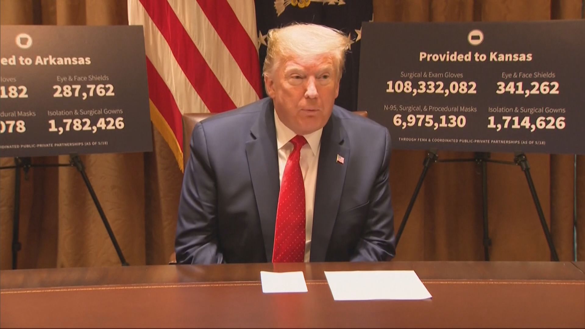 特朗普指將停止服用羥氯喹