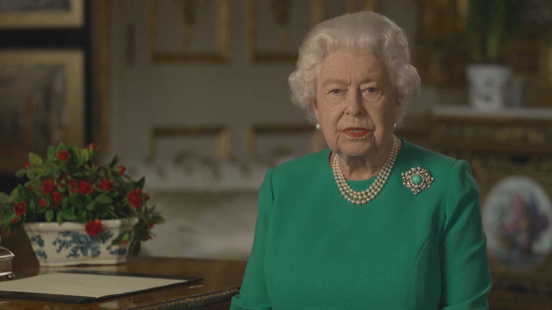 英女王發表講話促團結應對疫情