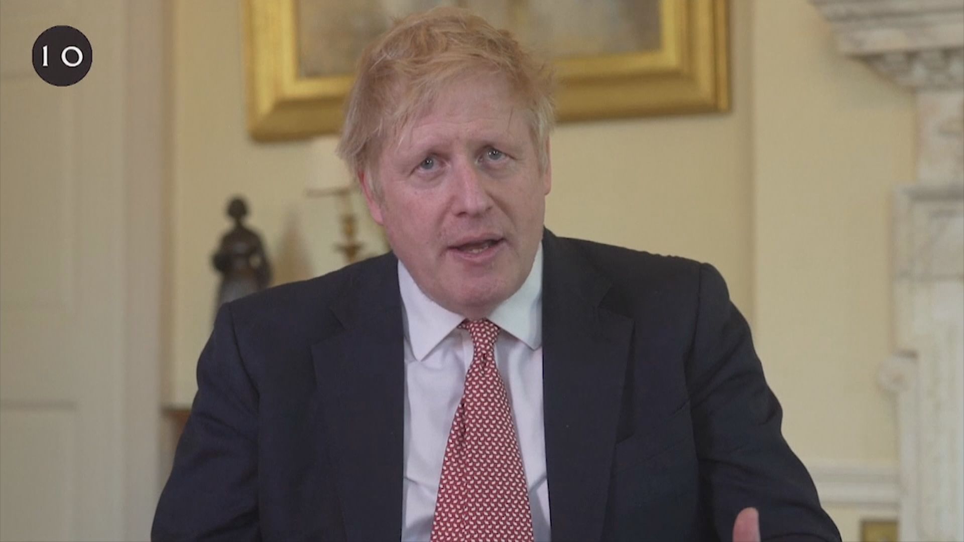 約翰遜出院休養　感謝醫護人員照顧