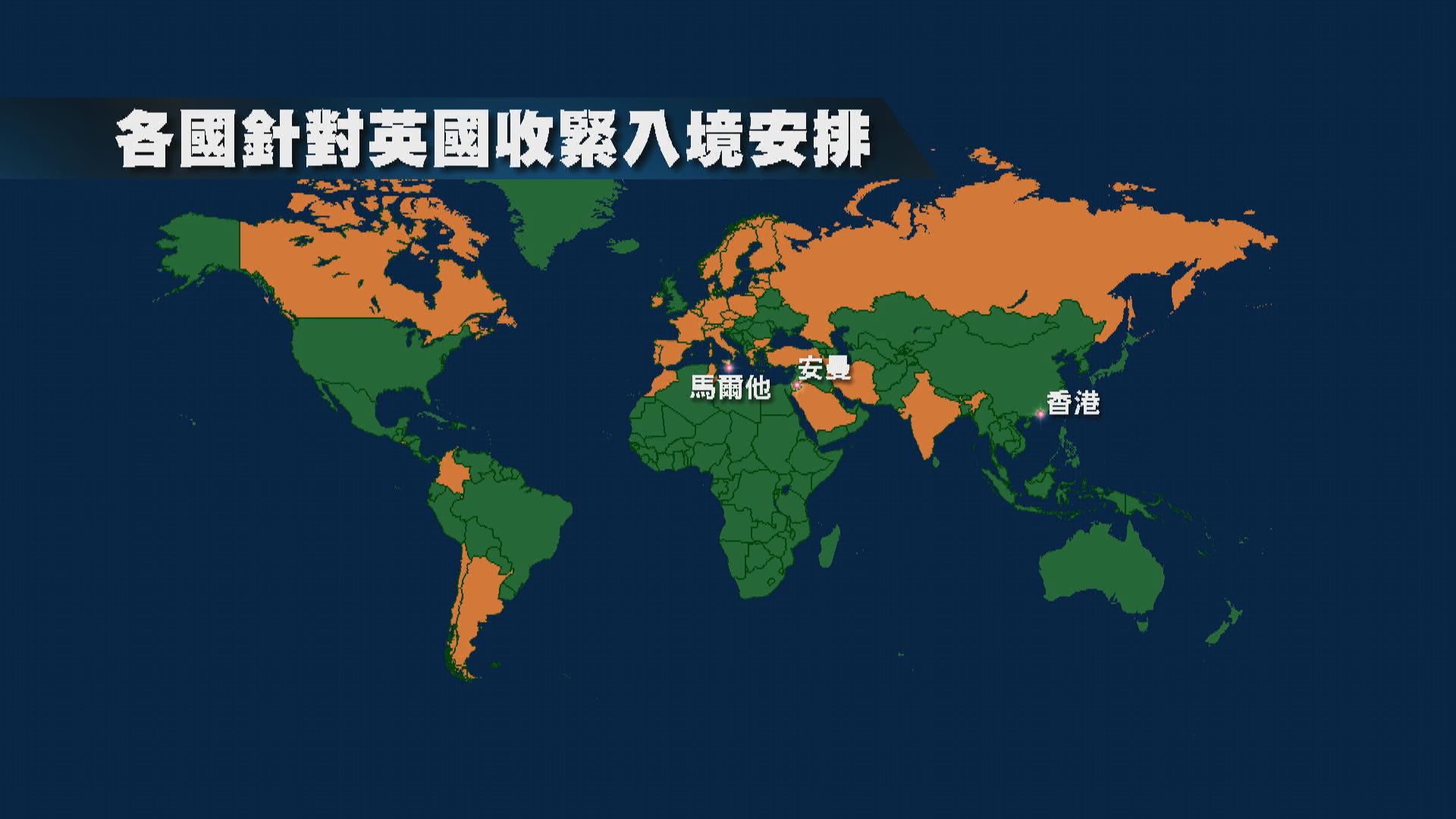 多國禁英國航班　英官員指大部分貿易活動如常進行